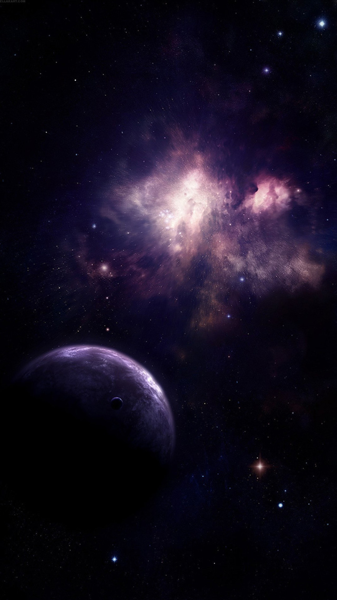 Universe Planet Nebula Shiny Outer SPace View #iPhone #6 #plus #wallpaper