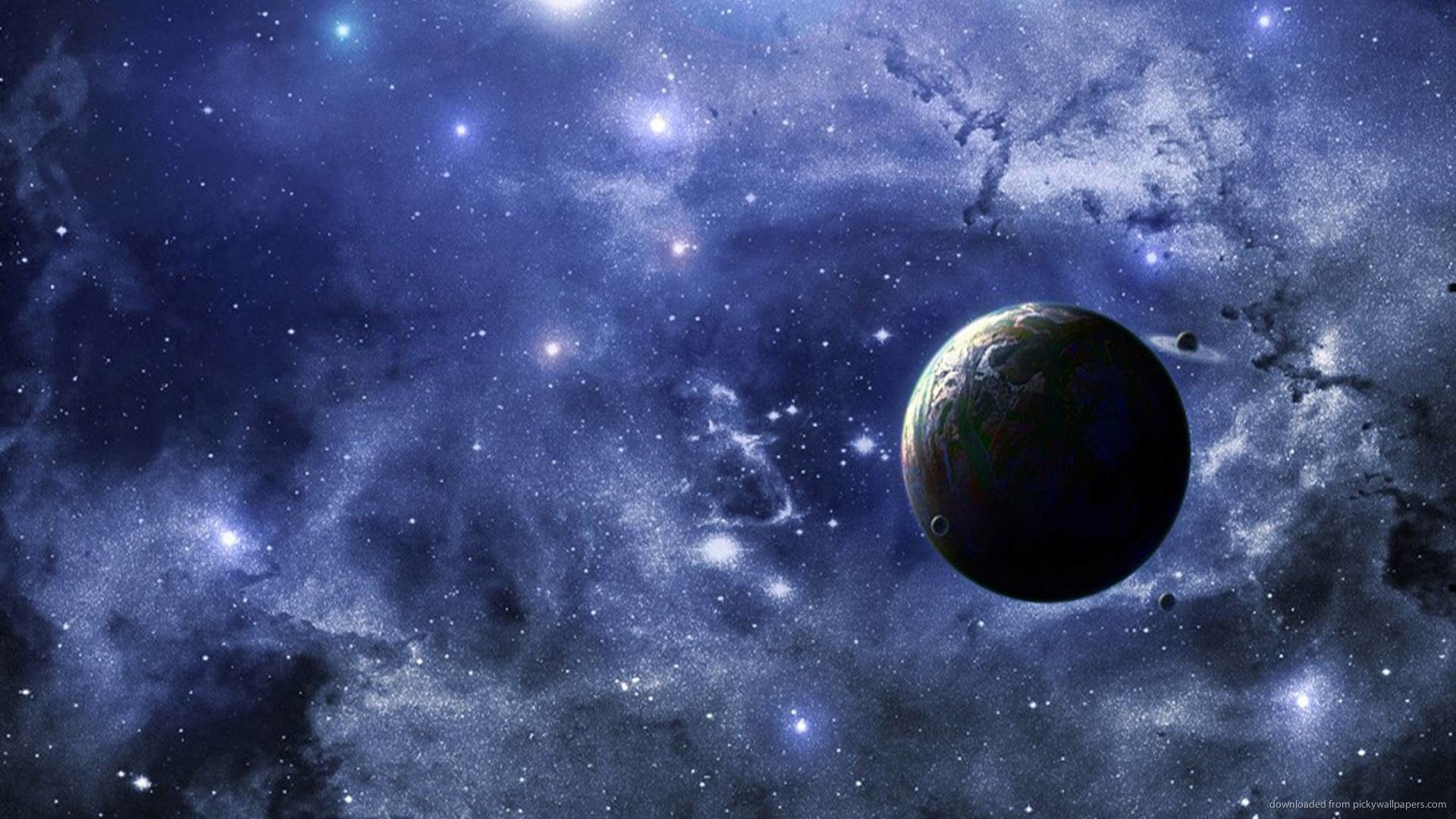 3D Universe Planets for 1920×1080