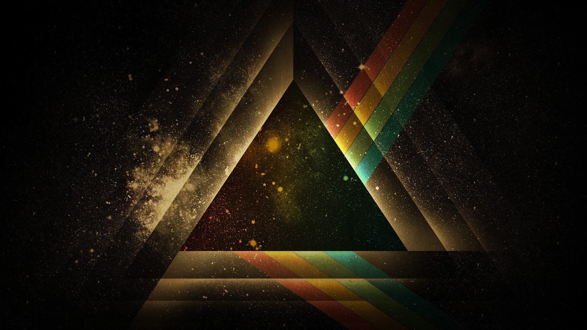 Triangle, Minimalism, Abstraction, The Universe .
