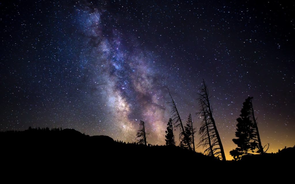 Free screensaver milky way