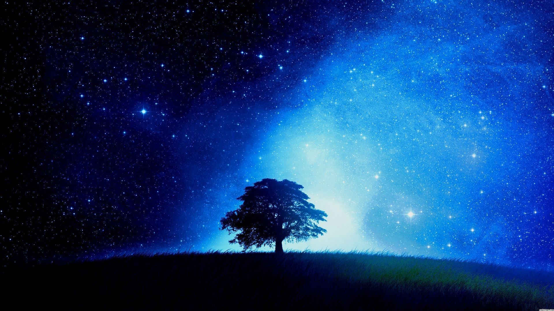 Night Sky Wallpaper For Free Android Places to Visit Pinterest 19201080 Blue Night Sky