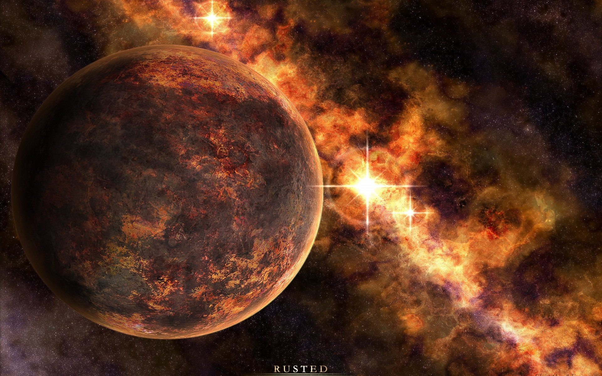 Outer Space Planets Stars
