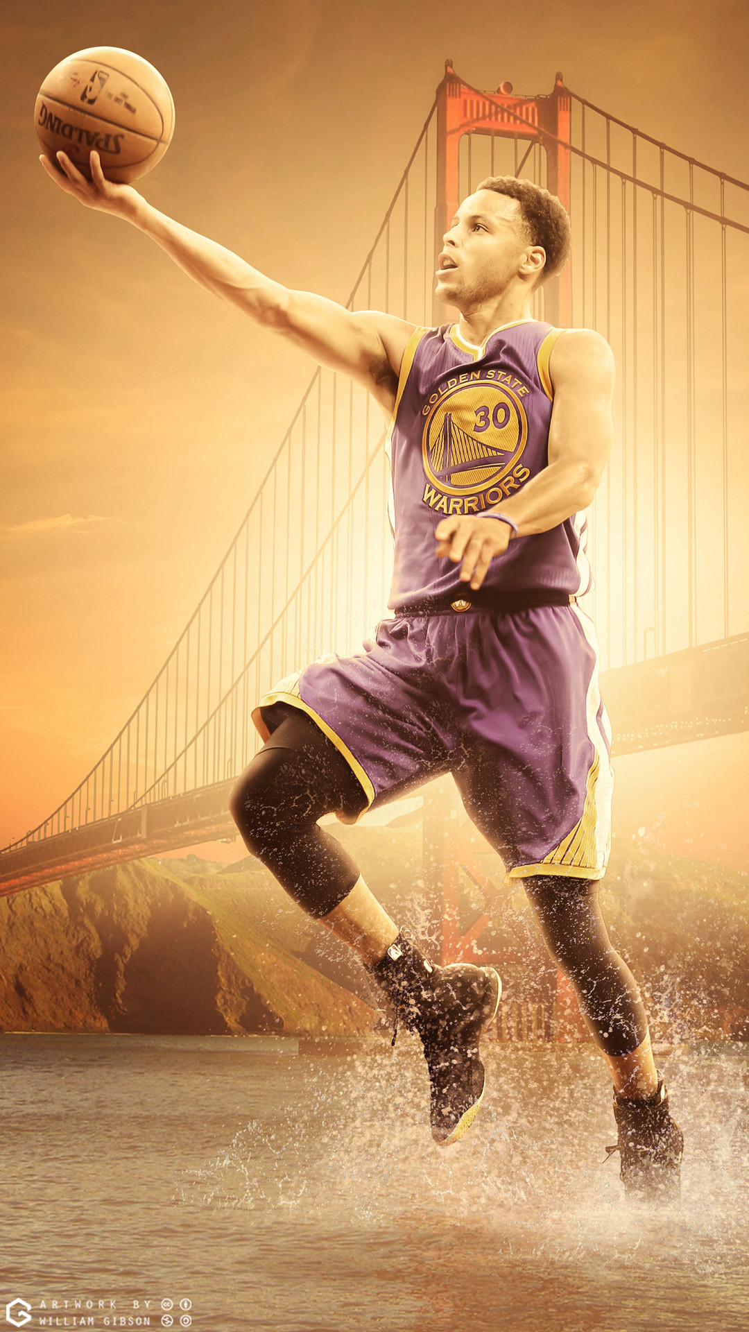 Download NBA iPhone Stephen Curry Poster Wallpaper  Wallpaperscom