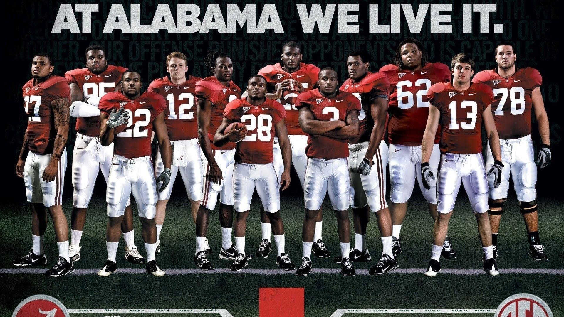 Football, College, Crimson Tide, Alabama Football Team .