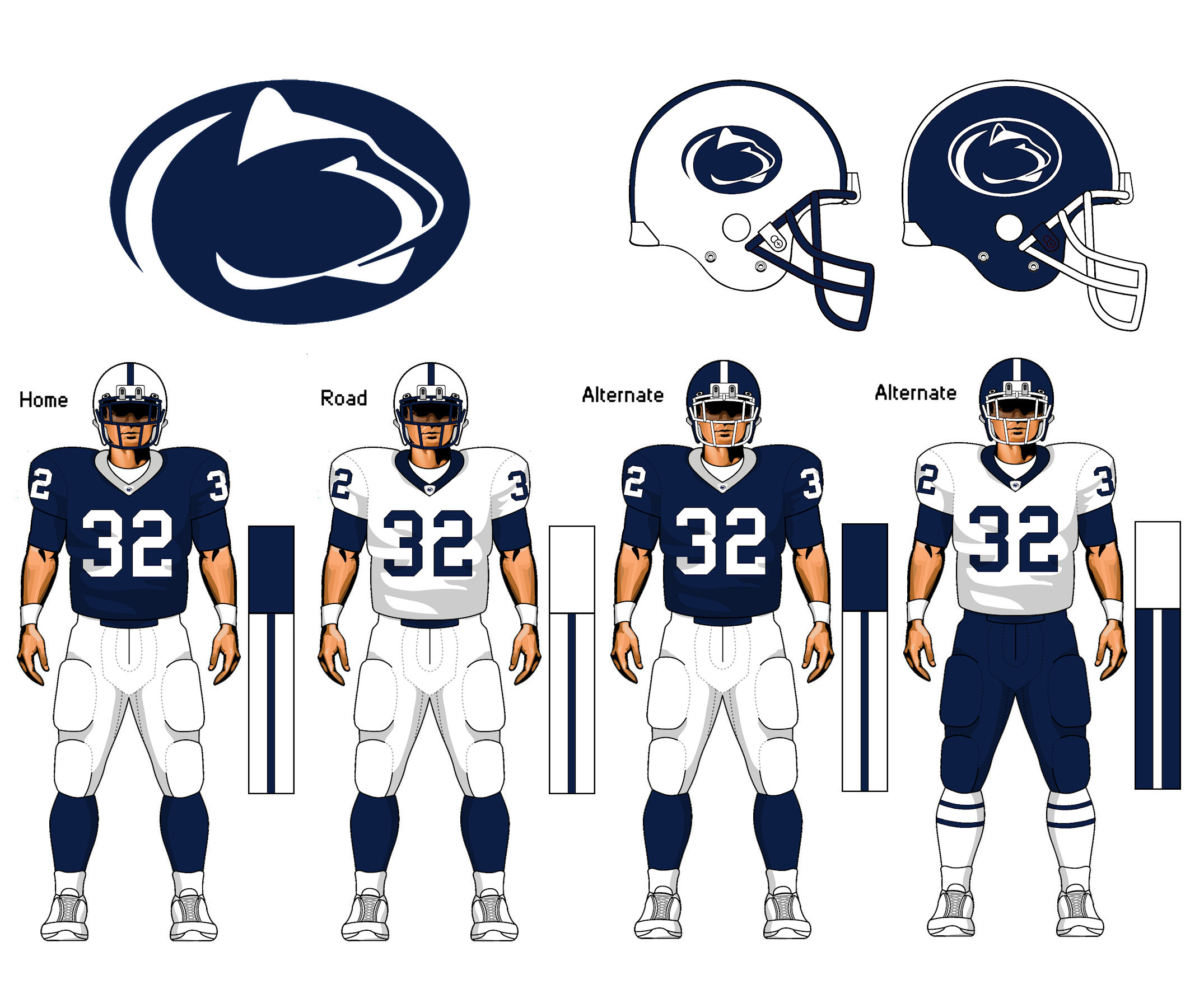 Penn State uniform concept by TheGreatKtulu Penn State uniform concept by TheGreatKtulu