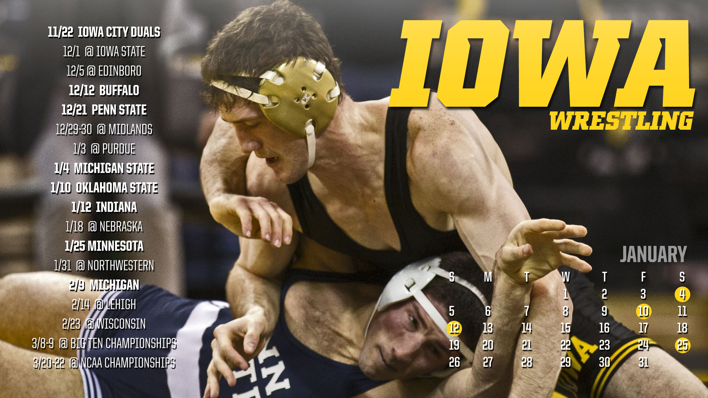 Iowa Hawkeye Wrestling Wallpaper
