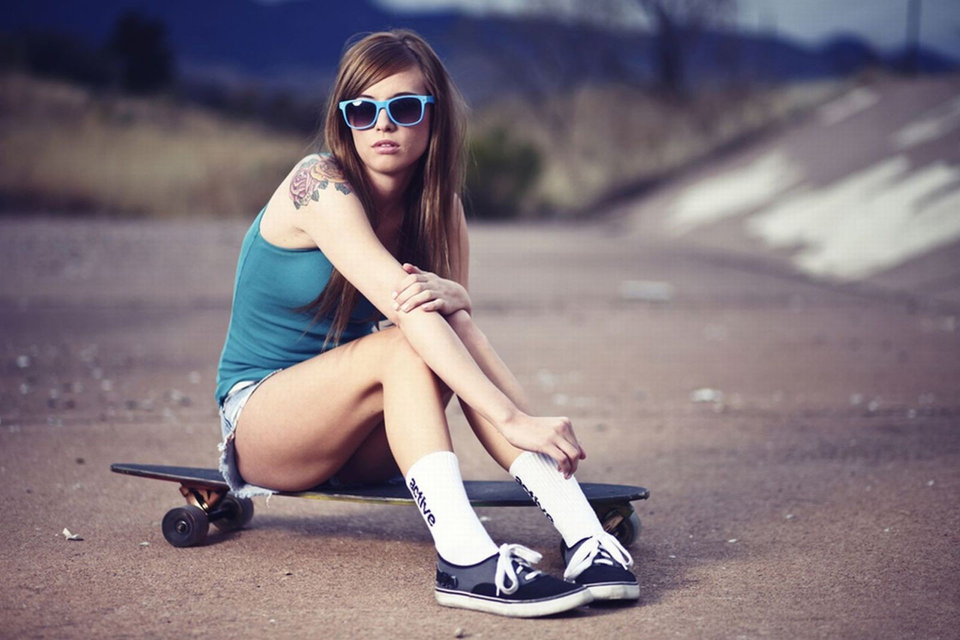 … Girl With Skateboard Girl Girls Skateboarding Image Awesome Girls  Skateboarding Photo …
