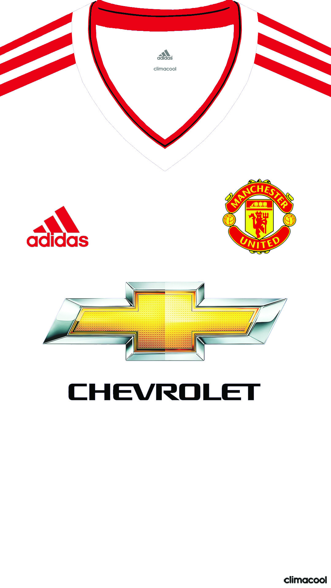 Manchester United Away kit 2015 / 16 iphone 5 5s 6 wallpaper