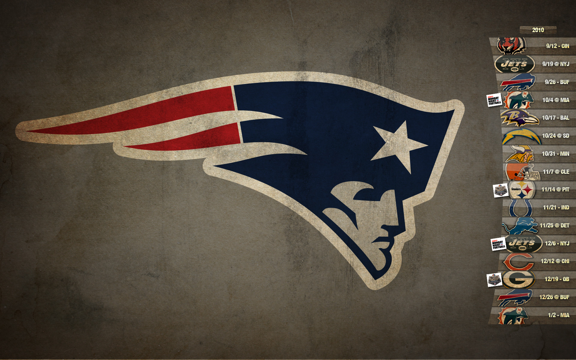 New England Patriots Schedule HD Desktop Wallpaper | HD Desktop