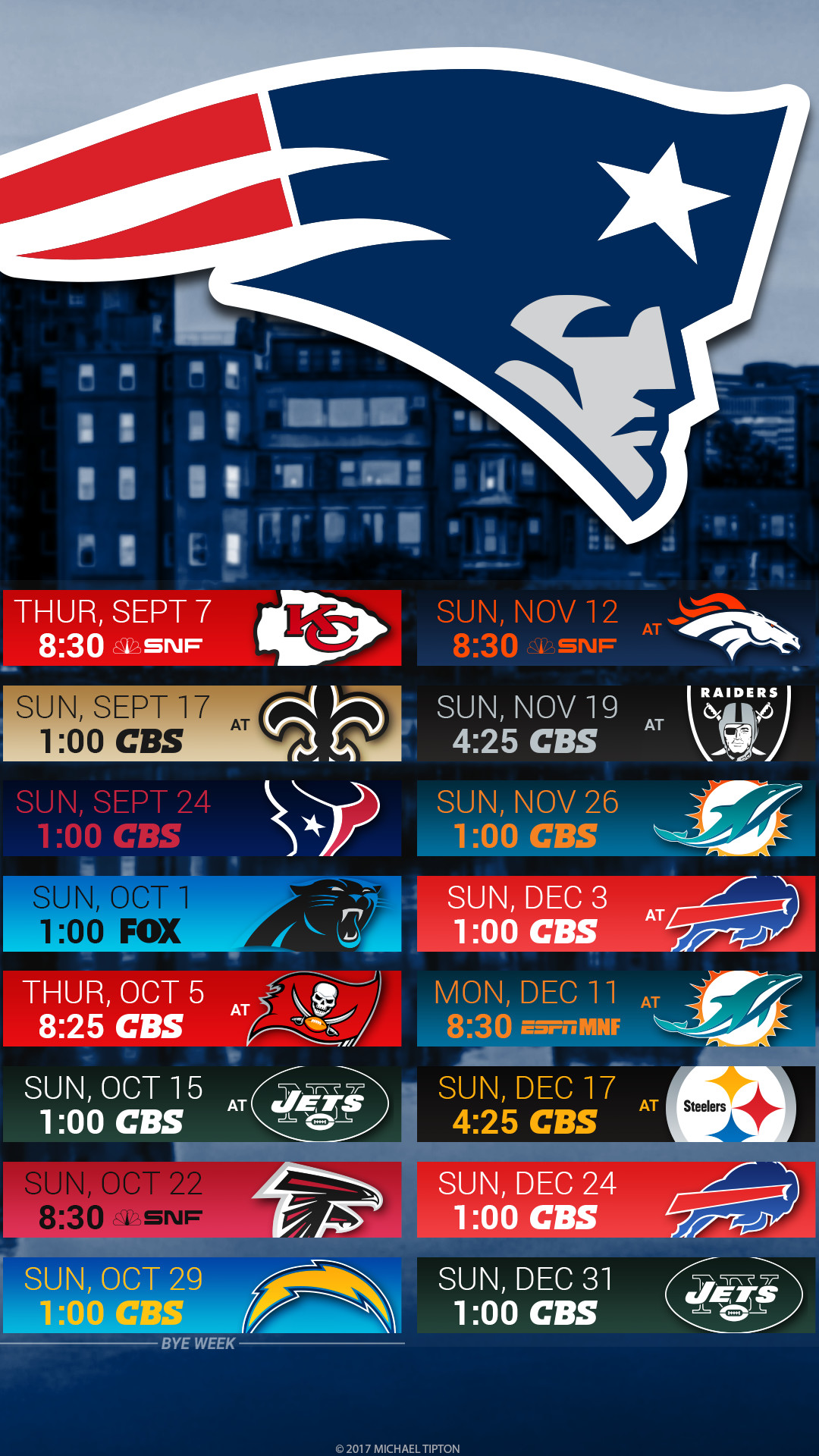 New England Patriots 2017 schedule turf logo wallpaper free iphone 5, 6, 7,  …