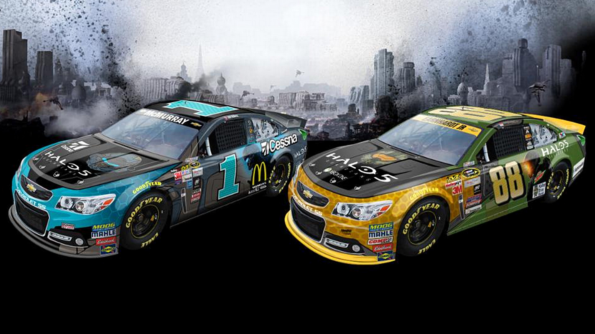 Dale Earnhardt Jr., Jamie McMurray cars to have Halo schemes NASCAR Sporting News