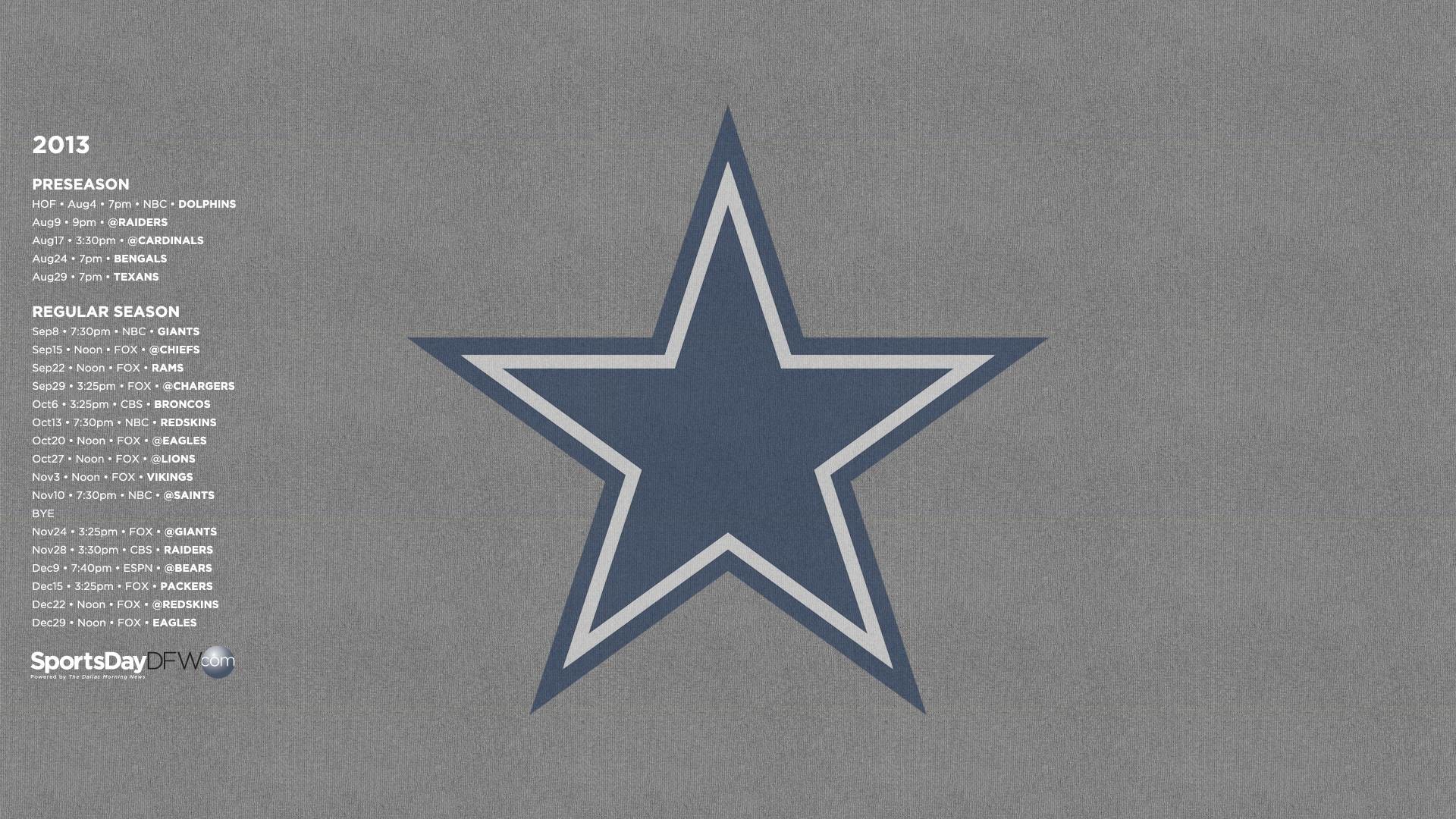 Dallas cowboys schedule wallpapers for your iphone