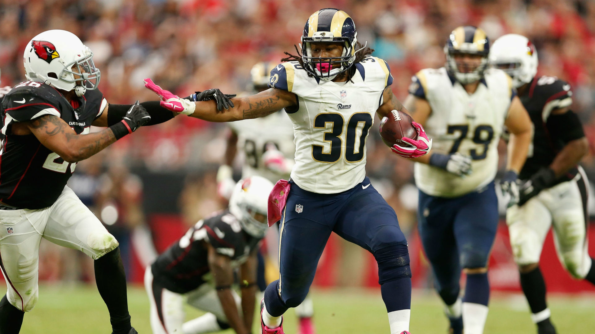 Todd Gurley film review Rams rookie proves hes worthy of Adrian Peterson comparisons NFL Sporting News