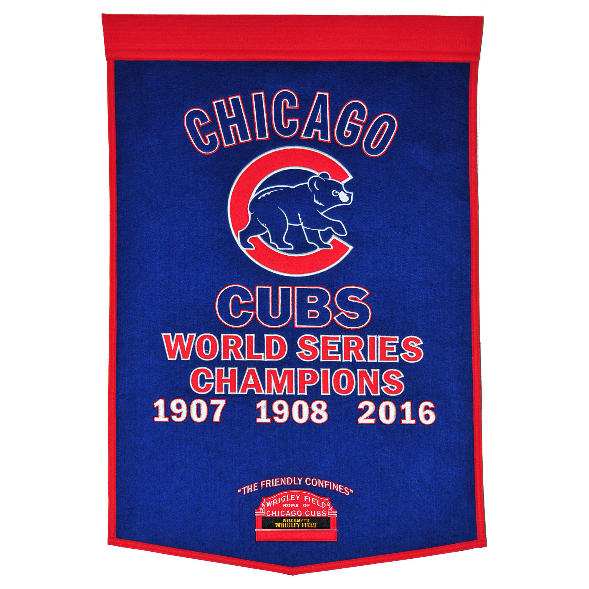 Chicago Cubs 2016 World Series Champions 24 x 38 Dynasty Banner