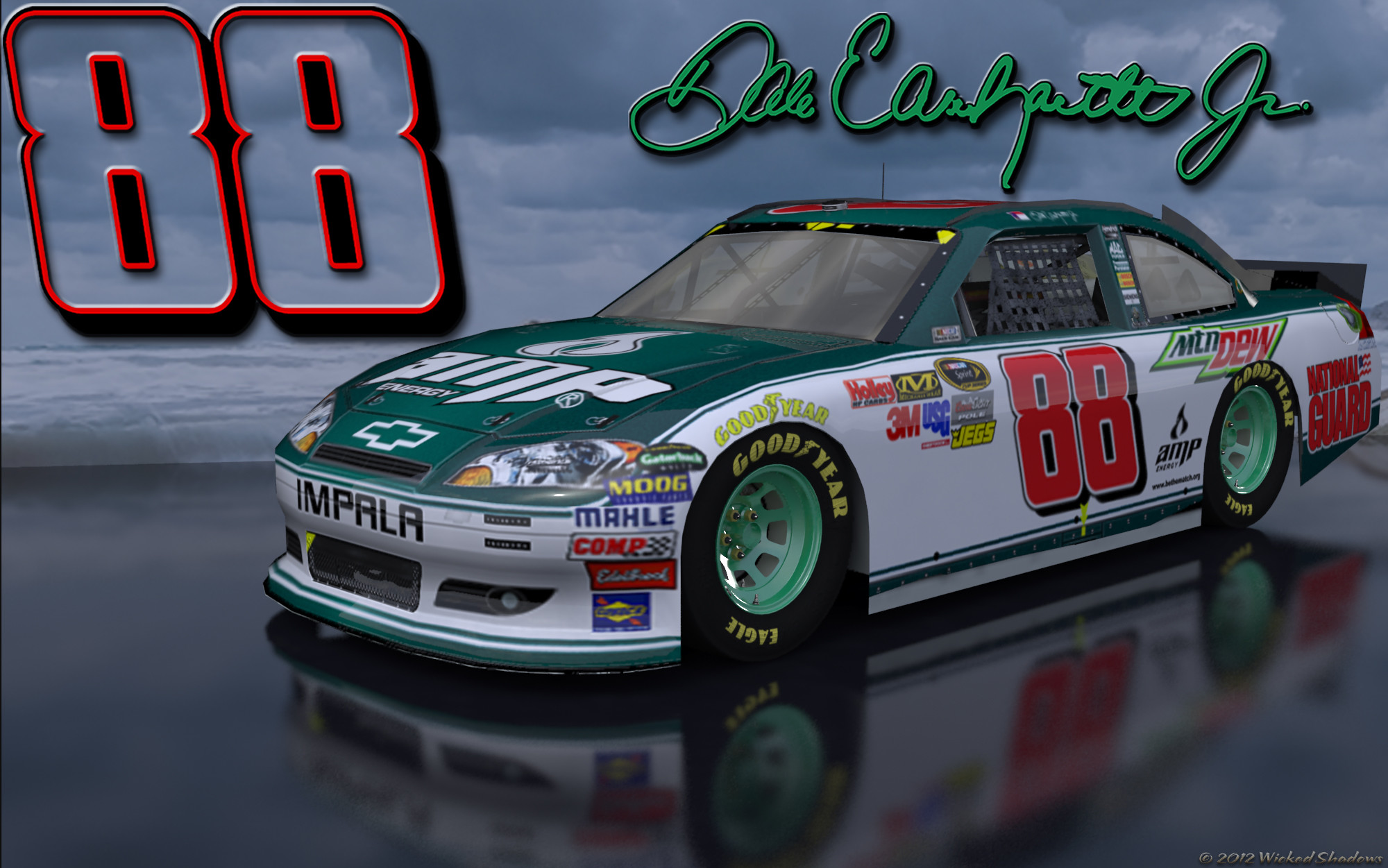 Dale Earnhardt Jr Amp Green 1 Outdoors Wallpaper With a sweet beach