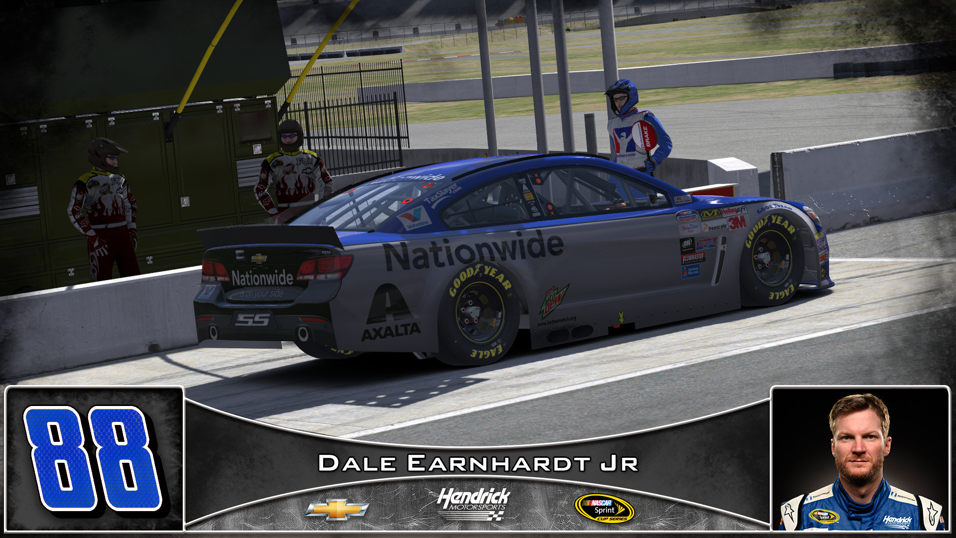 Dale Earnhardt Jr Nationwide 2016 by Udo Washeim – Trading Paints