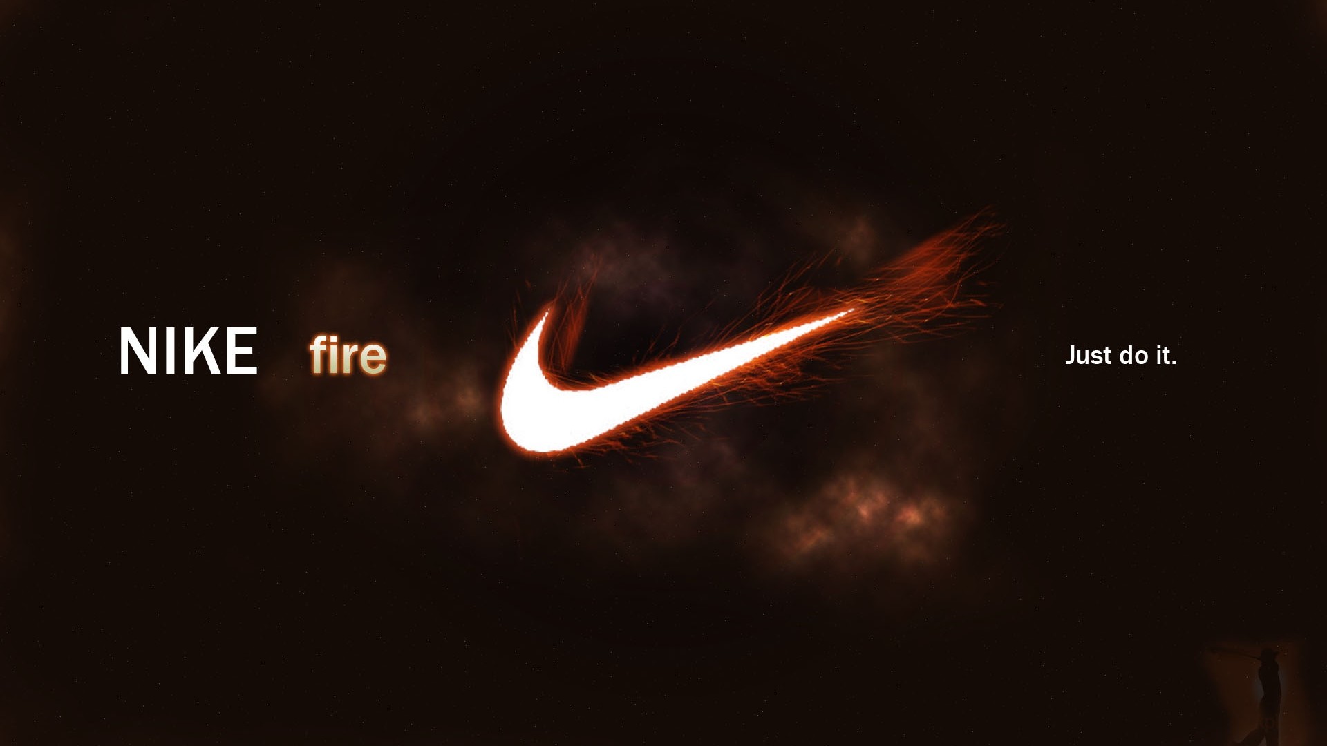 Wallpaper Nike fire, Logo, Sports brand Full HD 1080p HD .