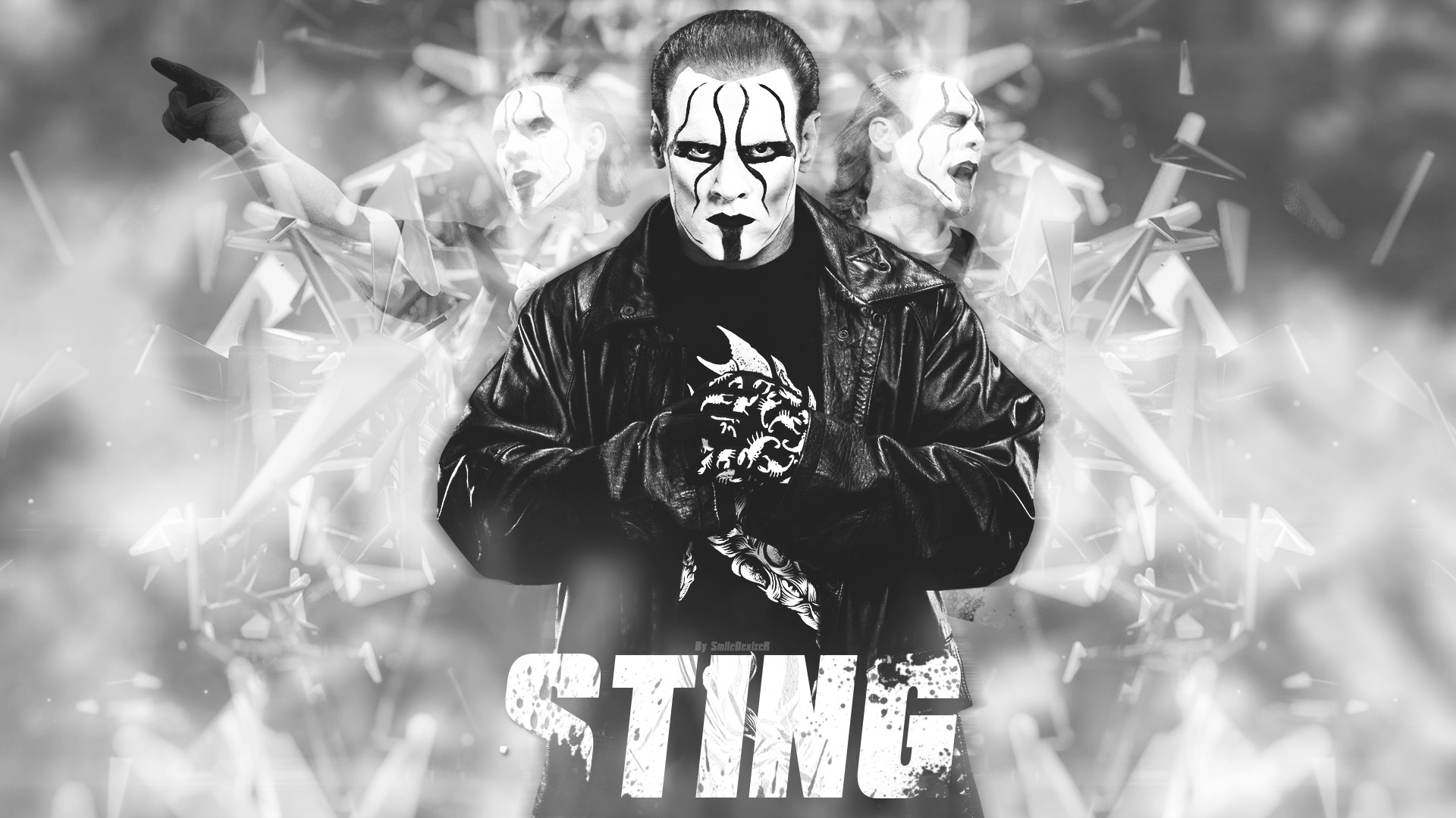 New WWE Wrestling Sting 2015 Wallpaper by SmileDexizeR on DeviantArt