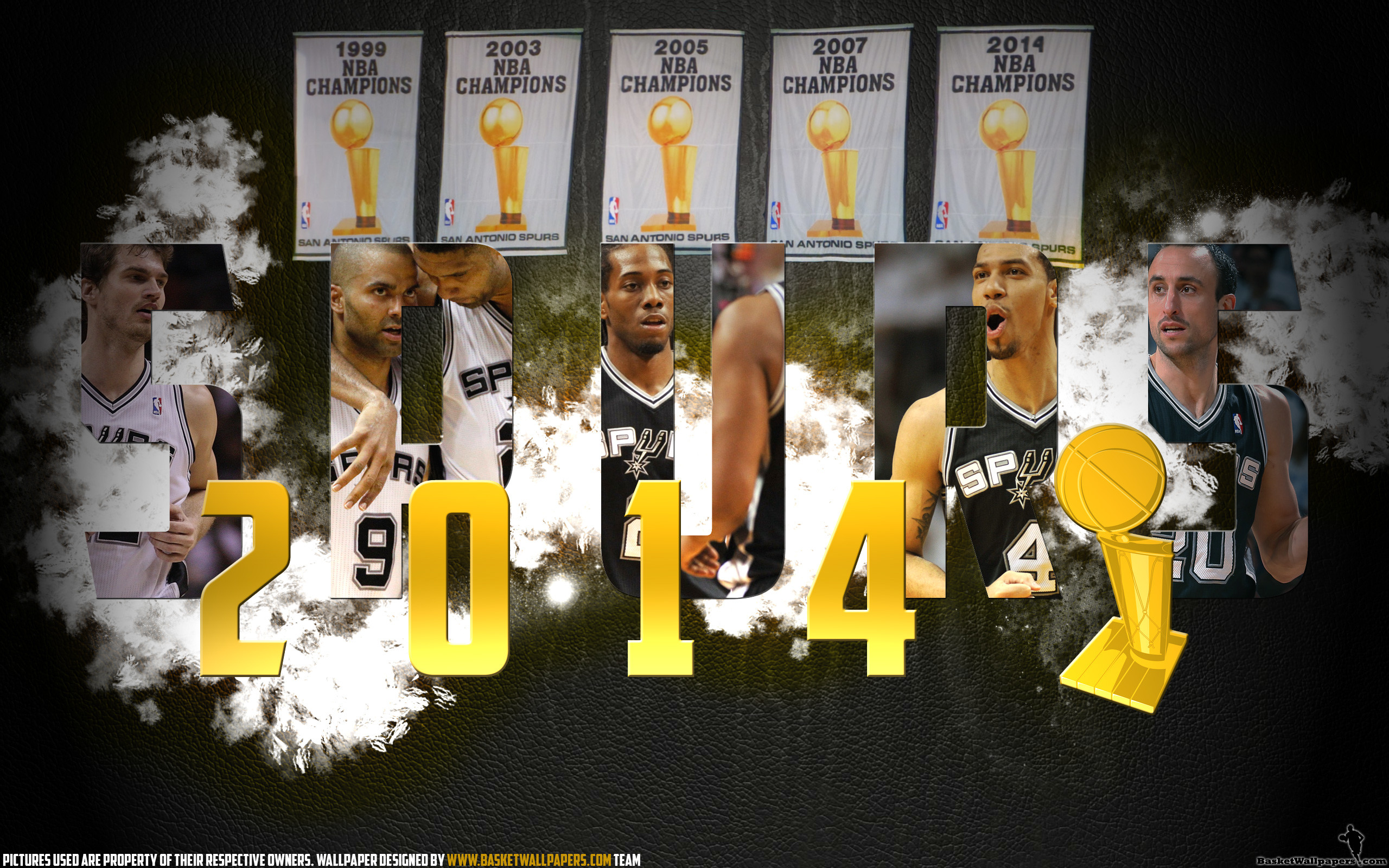 San Antonio Spurs 2014 NBA Champions Wallpaper