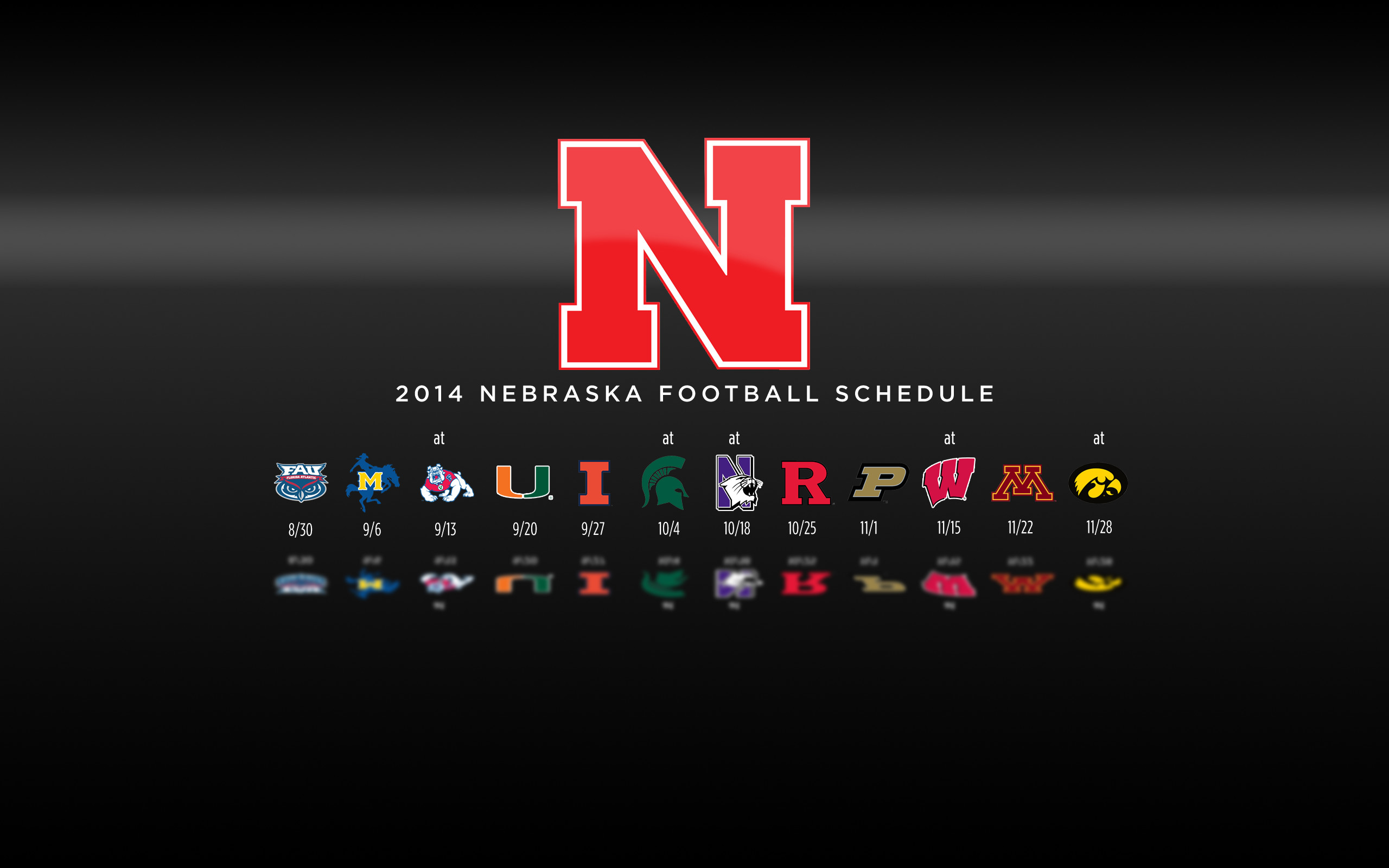 Background 2014 Nebraska Football Schedule Wallpaper Widescreen