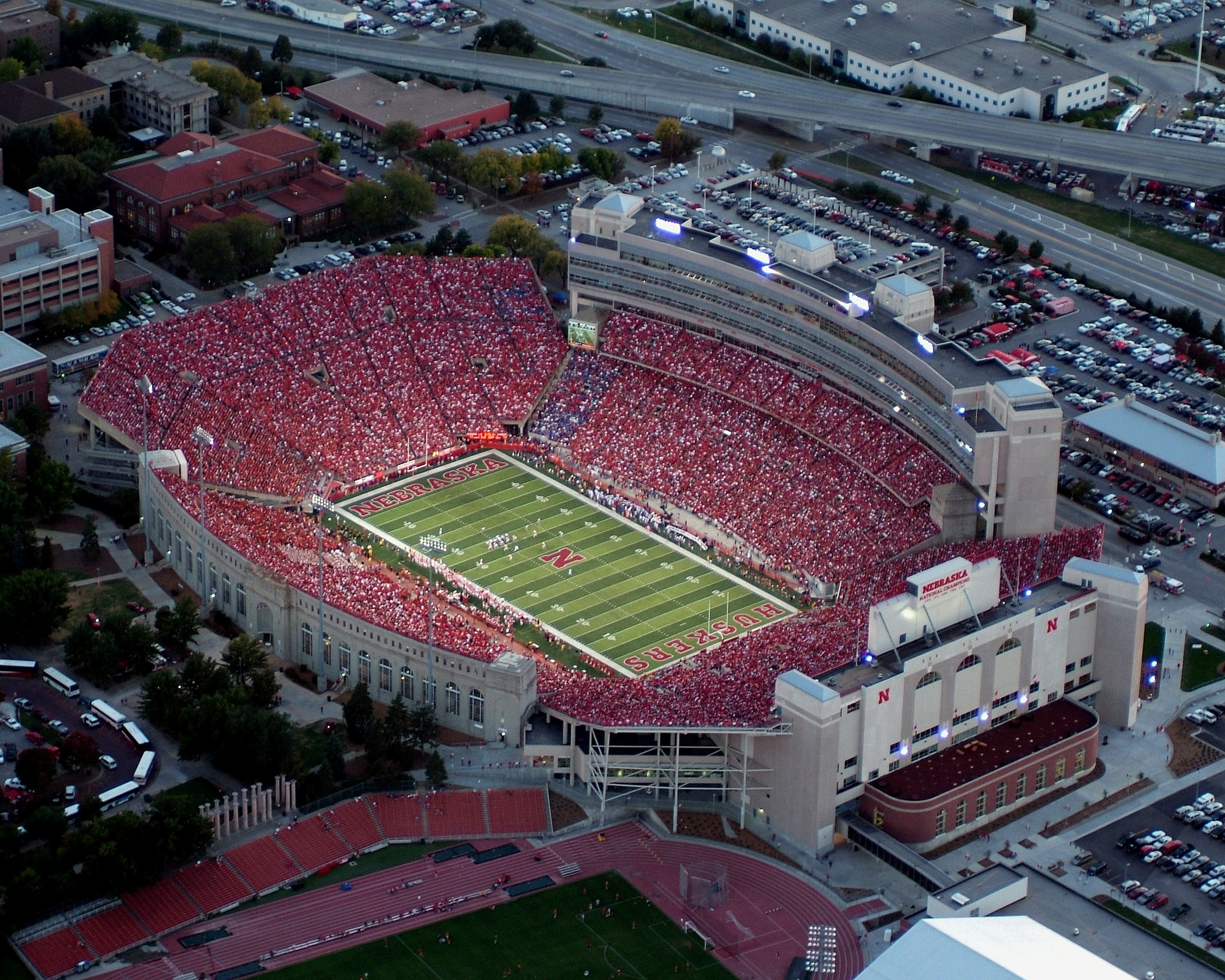 Memorial Stadium in Lincoln, Nebraska