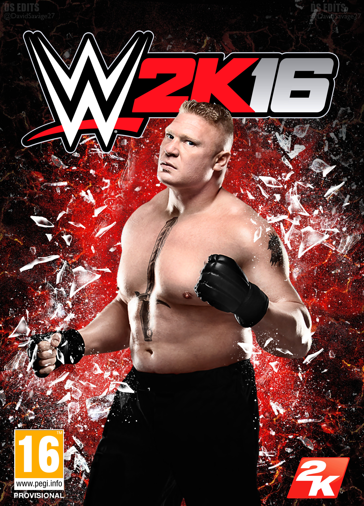 … WWE 2K16 Brock Lesnar by ultimate-savage