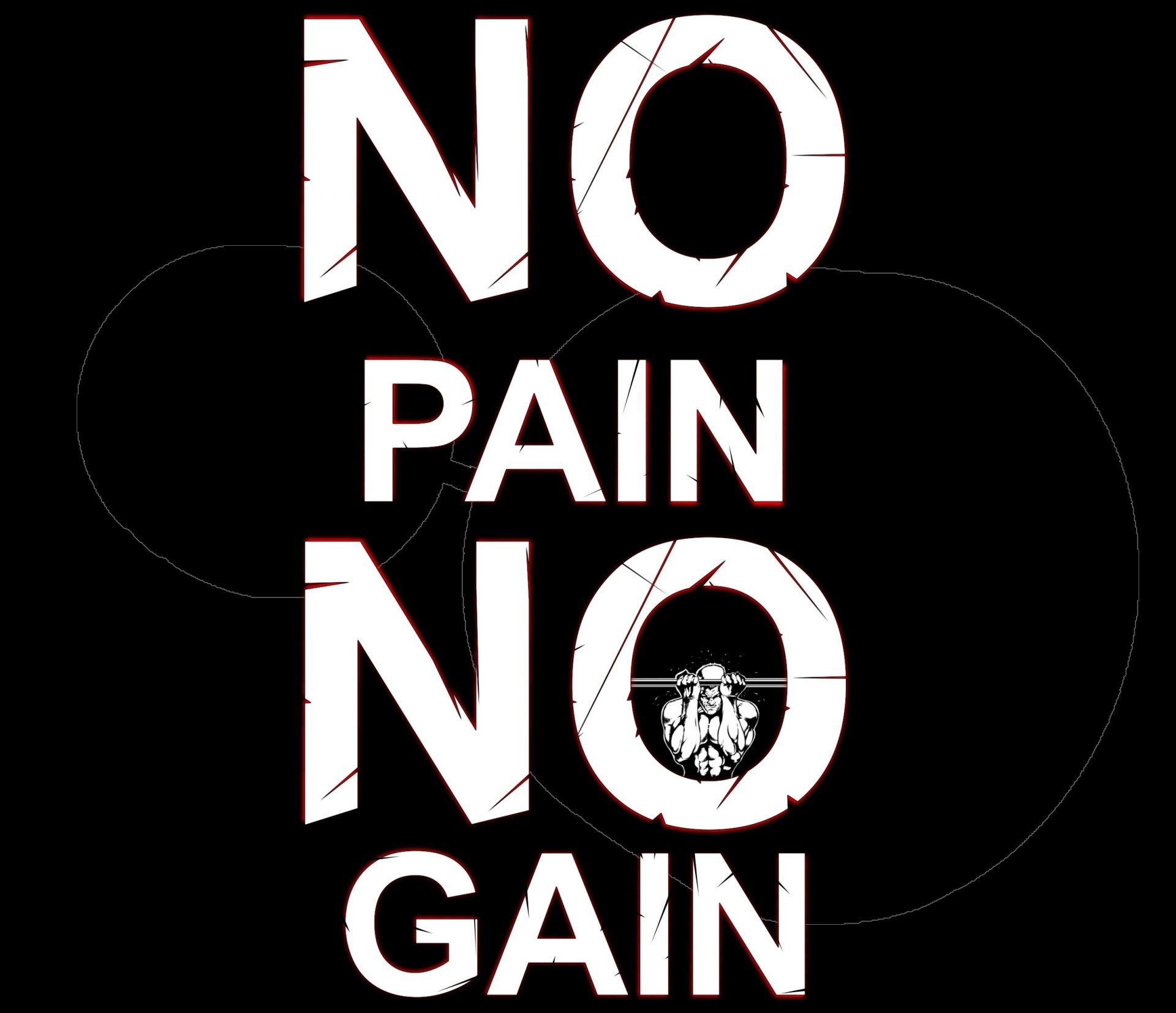 no pain no gain gym workout