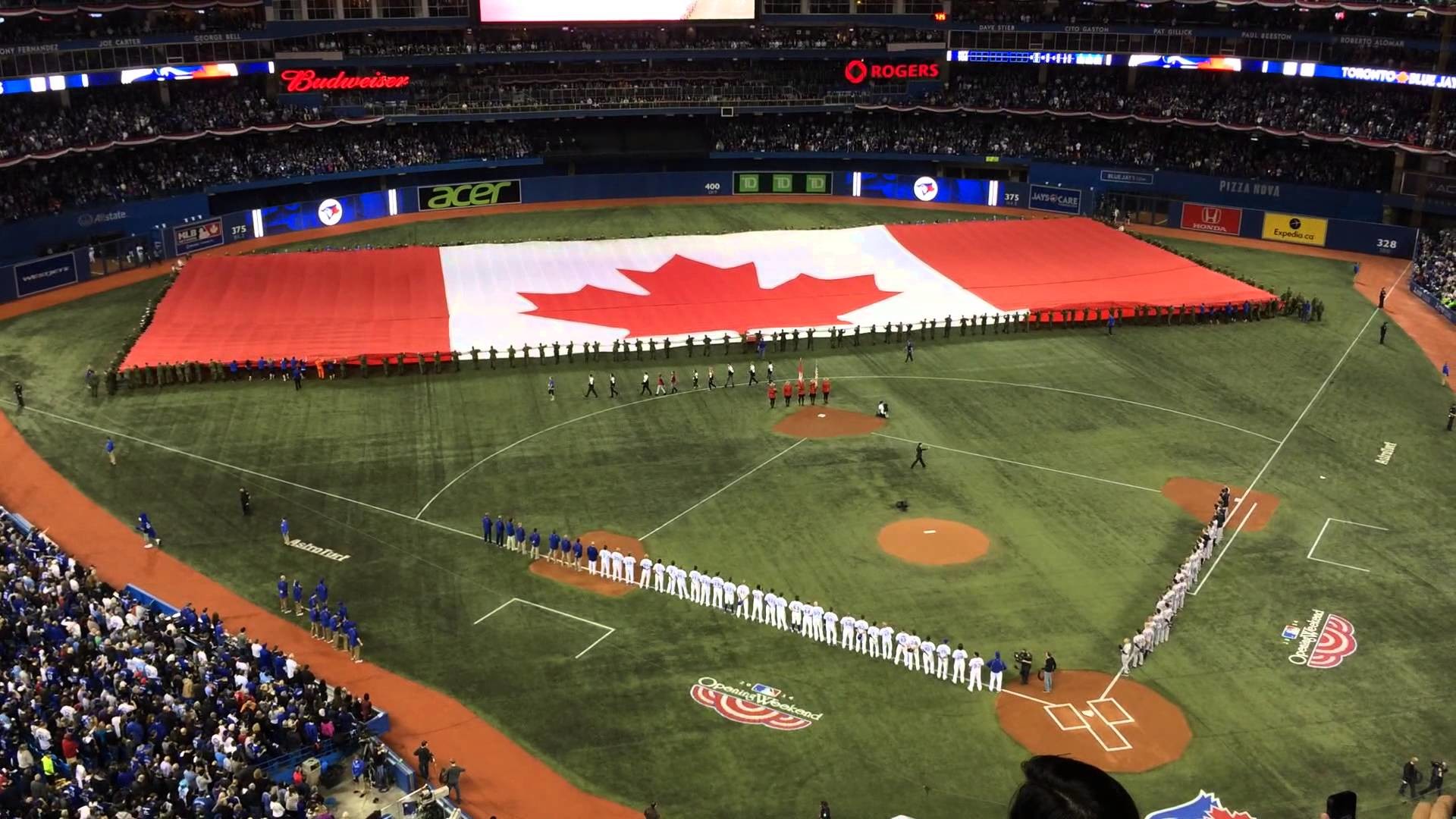 2014 04 04 Toronto Blue Jays Home Opener National Anthem Roy Halladay – YouTube