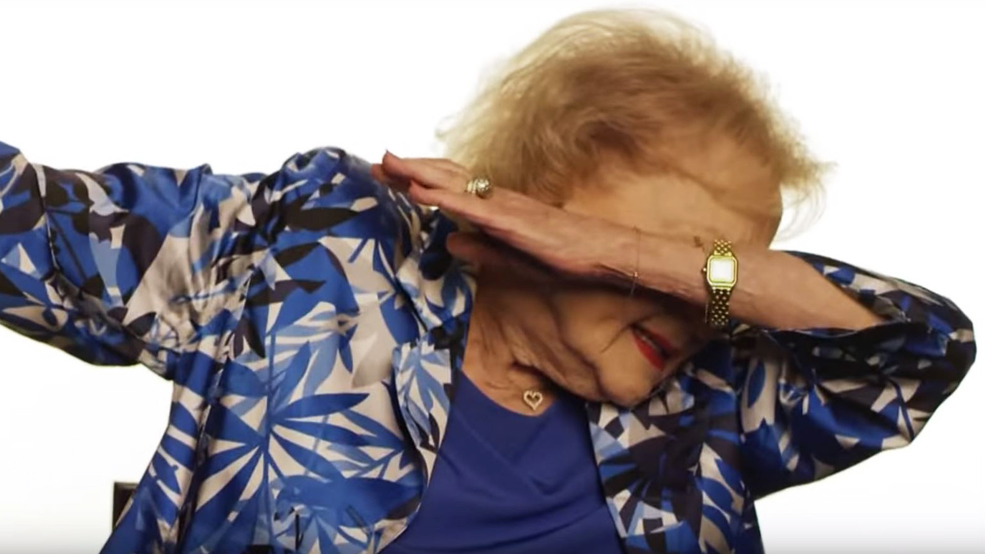 Does Betty White dab better than Cam Newton? Watch for yourself!