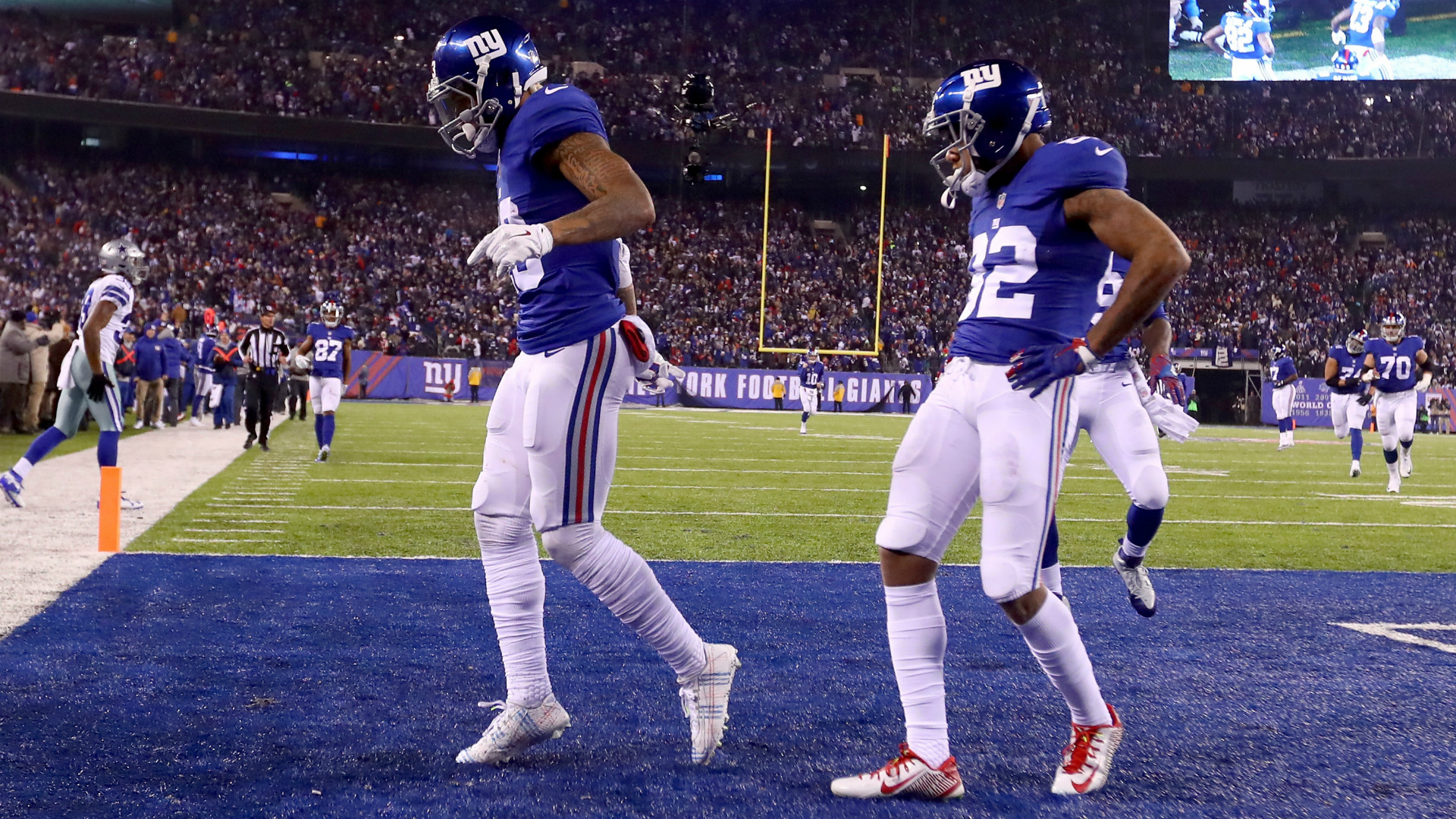 After a 61 yard touchdown, Odell Beckham Jr. channelled his inner Michael Jackson,