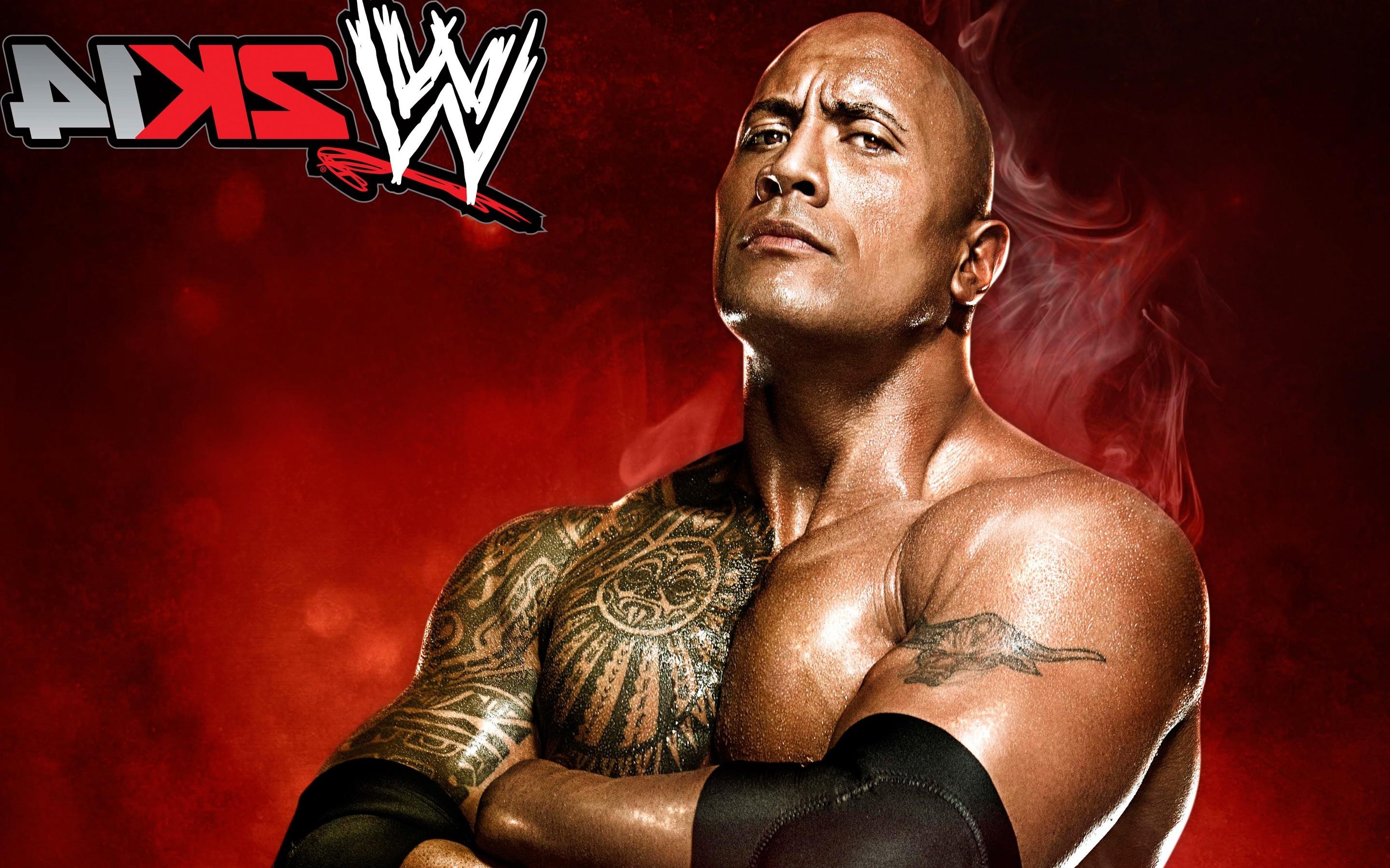 Wwe 2k14 2014 video games the rock hd wallpaper