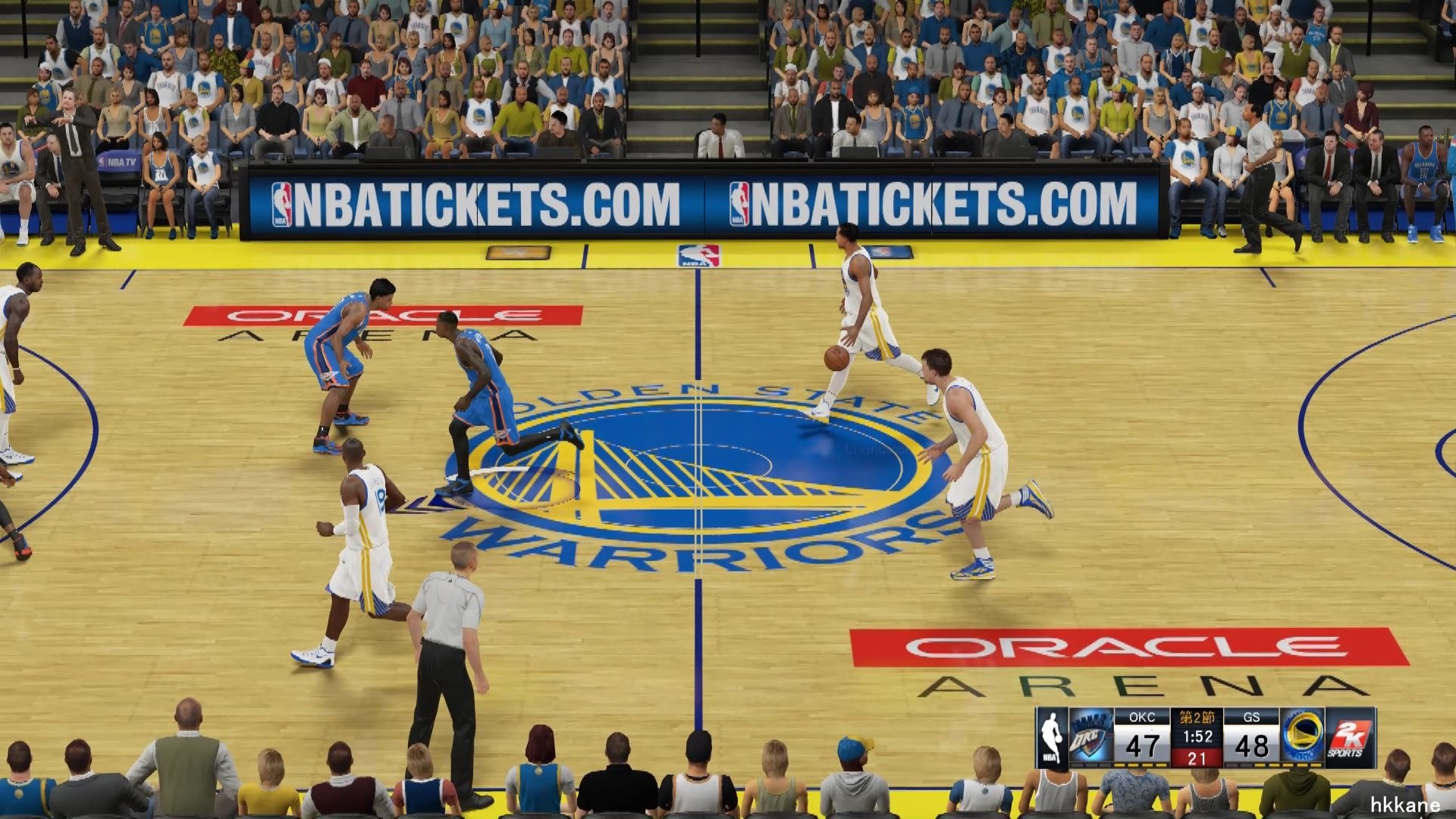 NBA 2K15 Oklahoma City Thunder Vs Golden State Warriors 18 12 2014 – YouTube