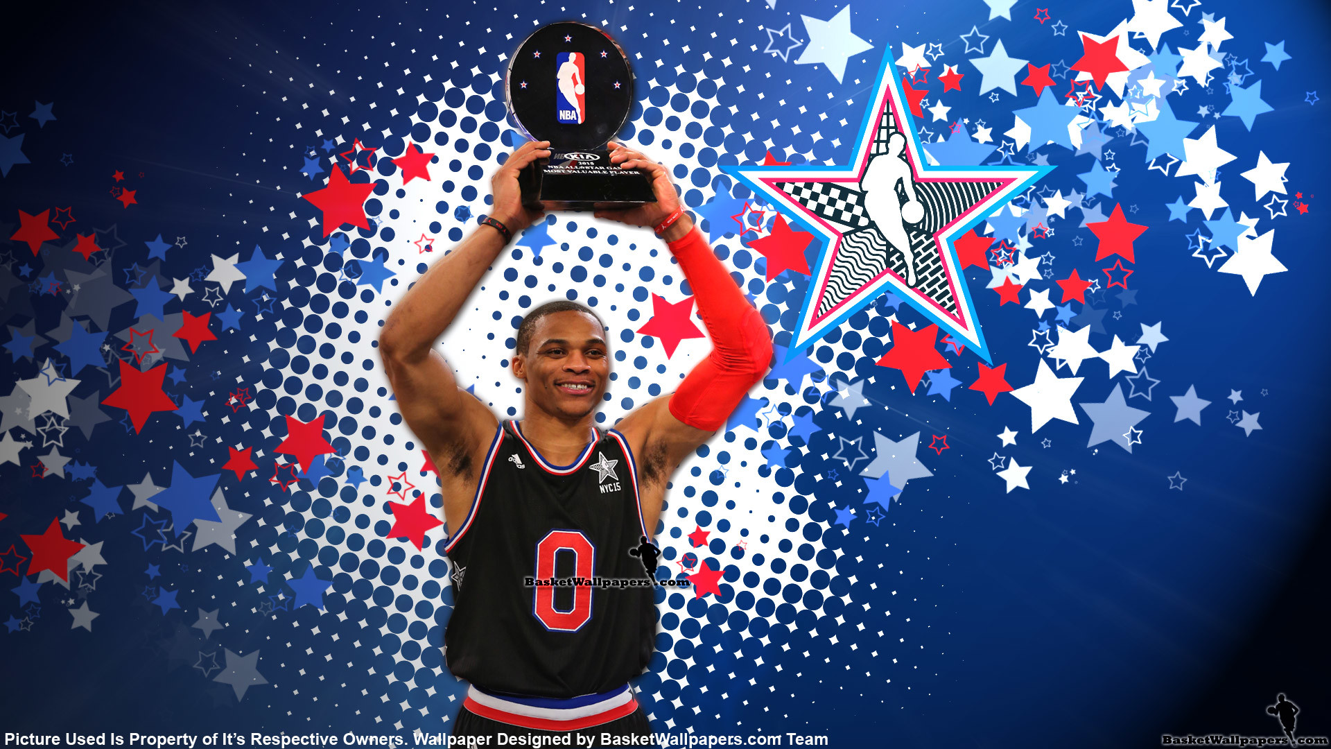 Russell Westbrook 2015 NBA All Star MVP Wallpaper