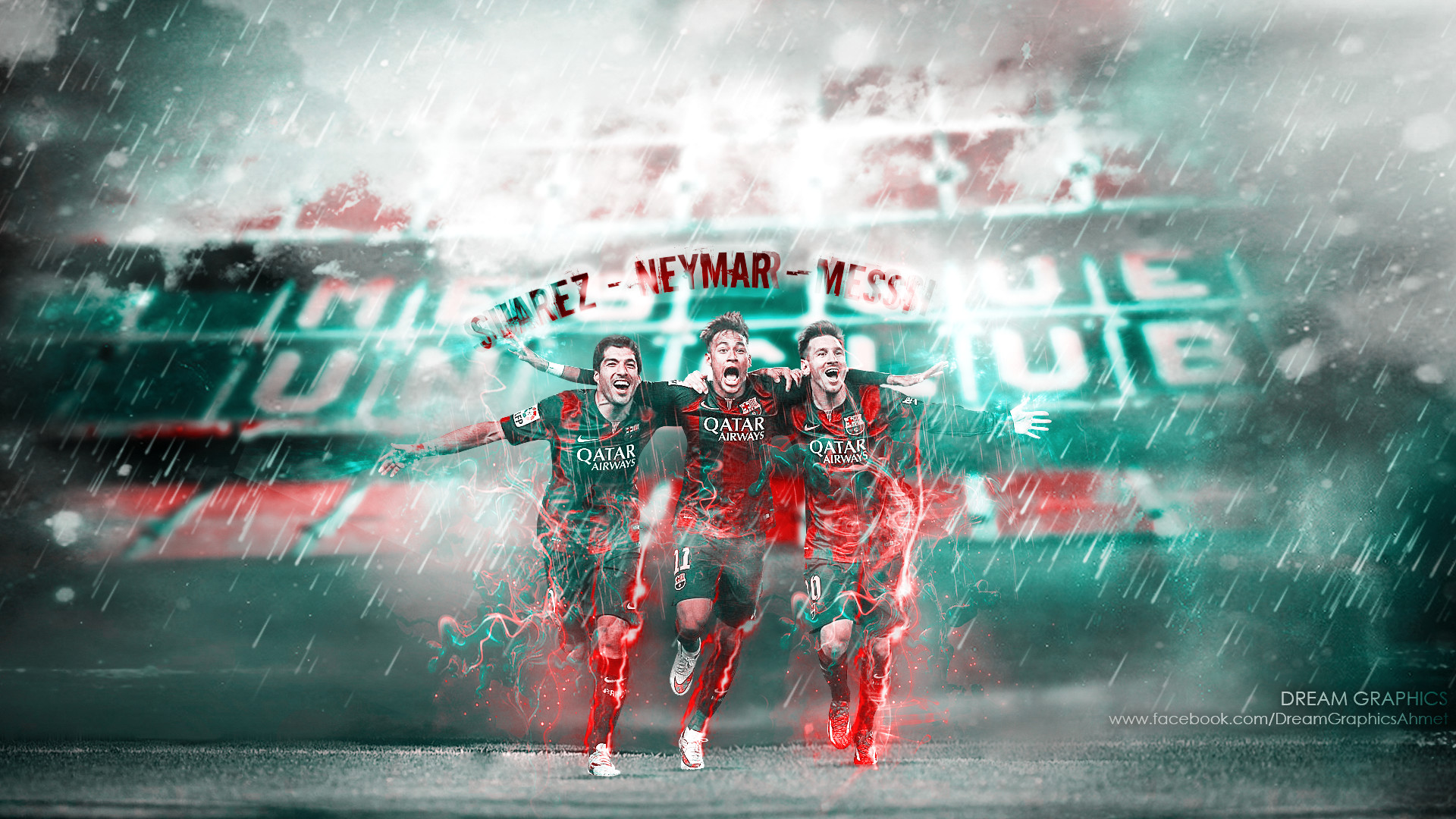 Suarez Neymar Messi by dreamgraphicss Suarez Neymar Messi by dreamgraphicss