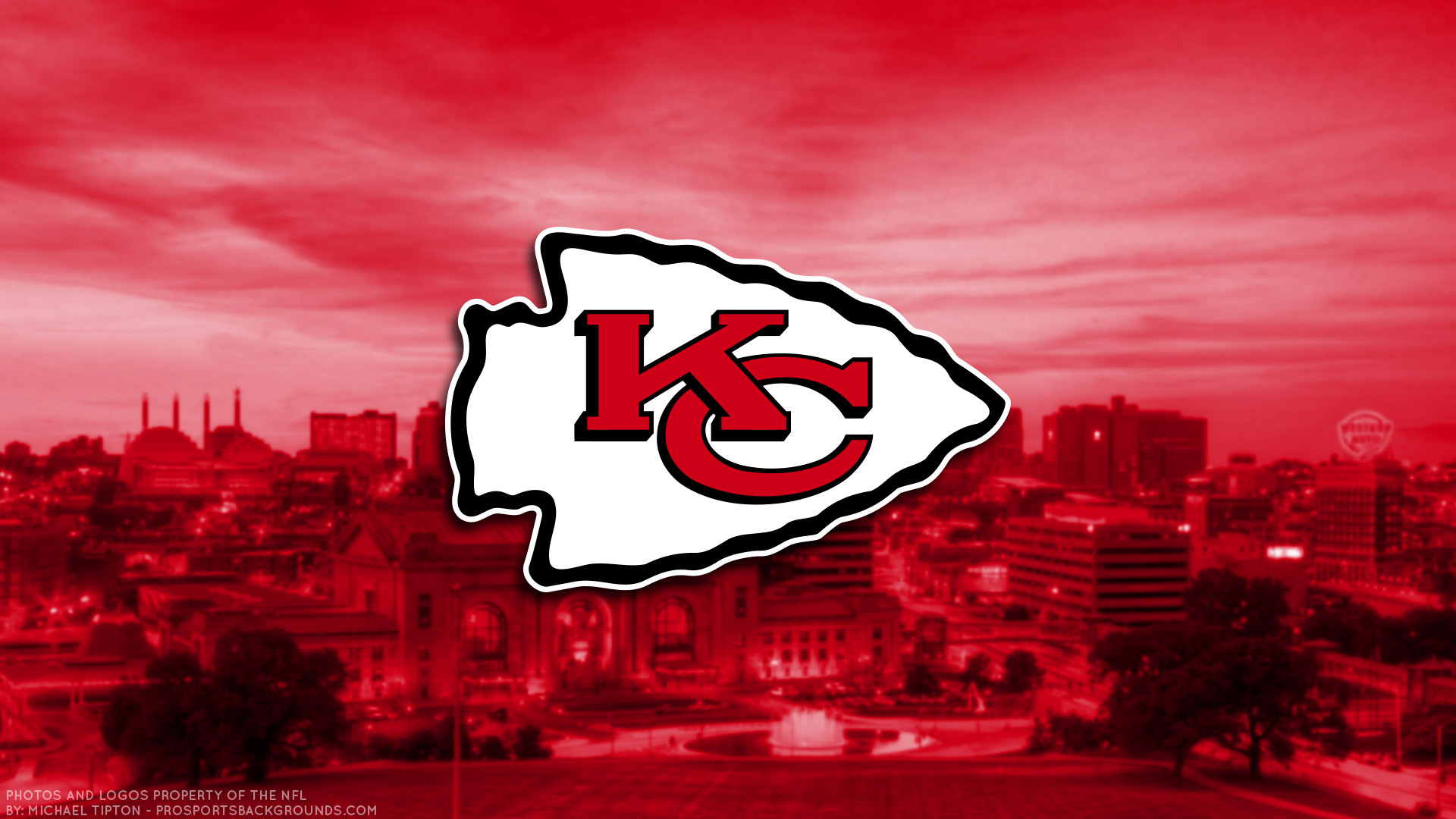 Kansas City Chiefs 2017 football logo wallpaper pc desktop computer