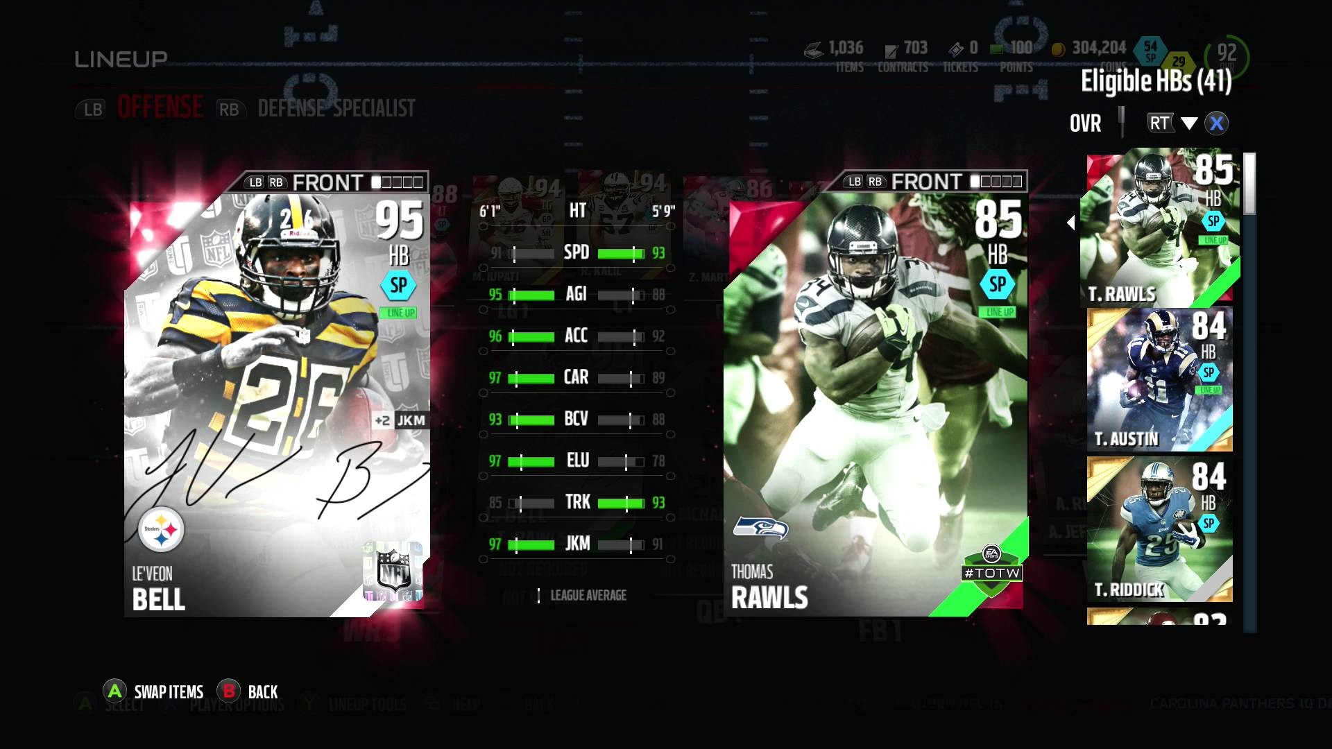 MADDEN 16- 95 OVERALL LE'VEON BELL SIGNATURE CARD REVIEW- MUST WATCH- HE IS  AN ANIMAL! – YouTube