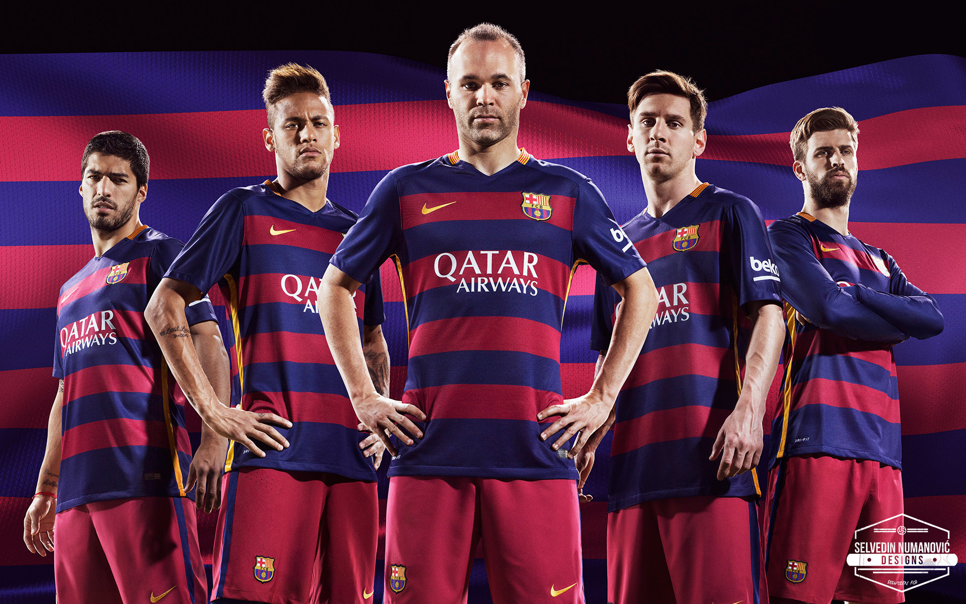 FC Barcelona 2015 / 16 HD WALLPAPER by SelvedinFCB