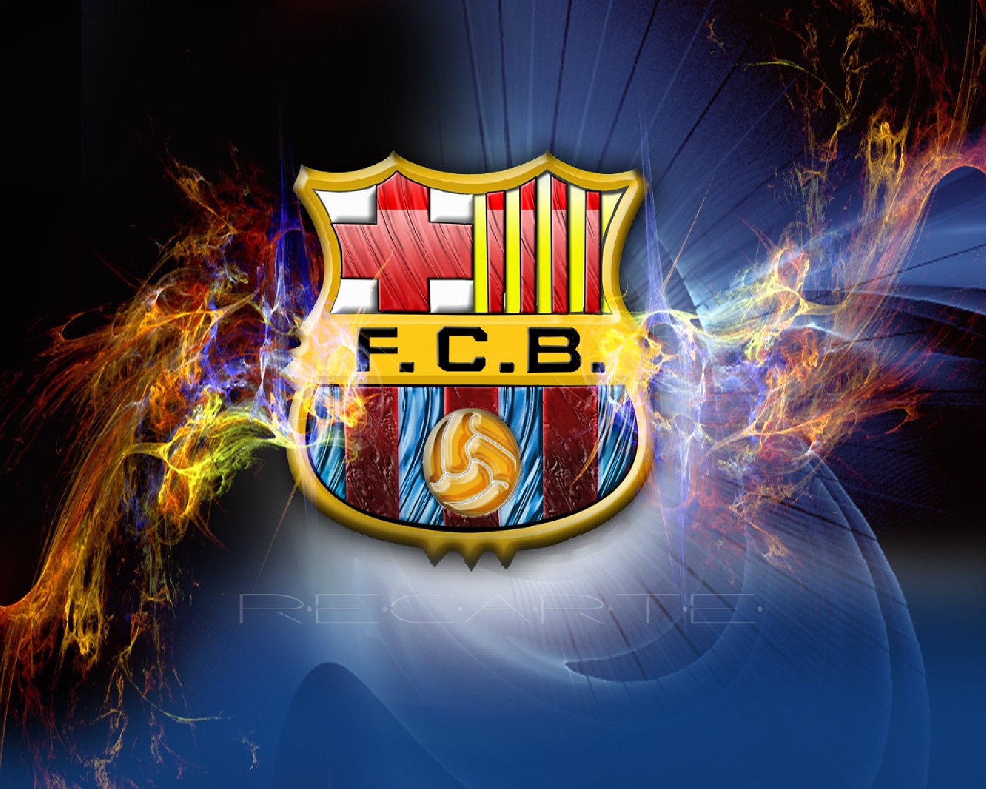 HD Wallpaper and background photos of FC Barcelona Logo Wallpaper for fans of FC Barcelona images