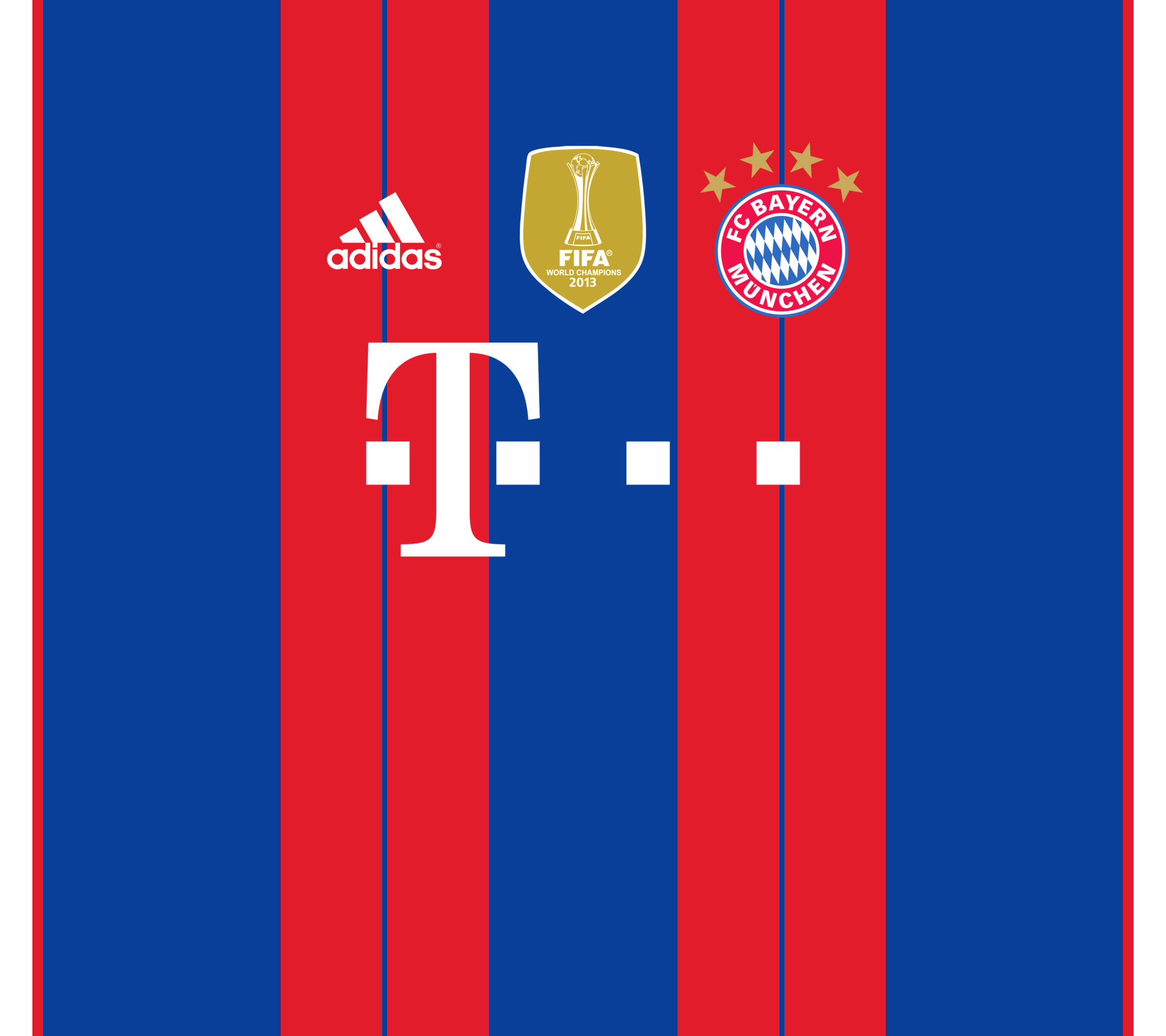 FC Bayern Munich Home Kit Wallpaper by the27thFalkon