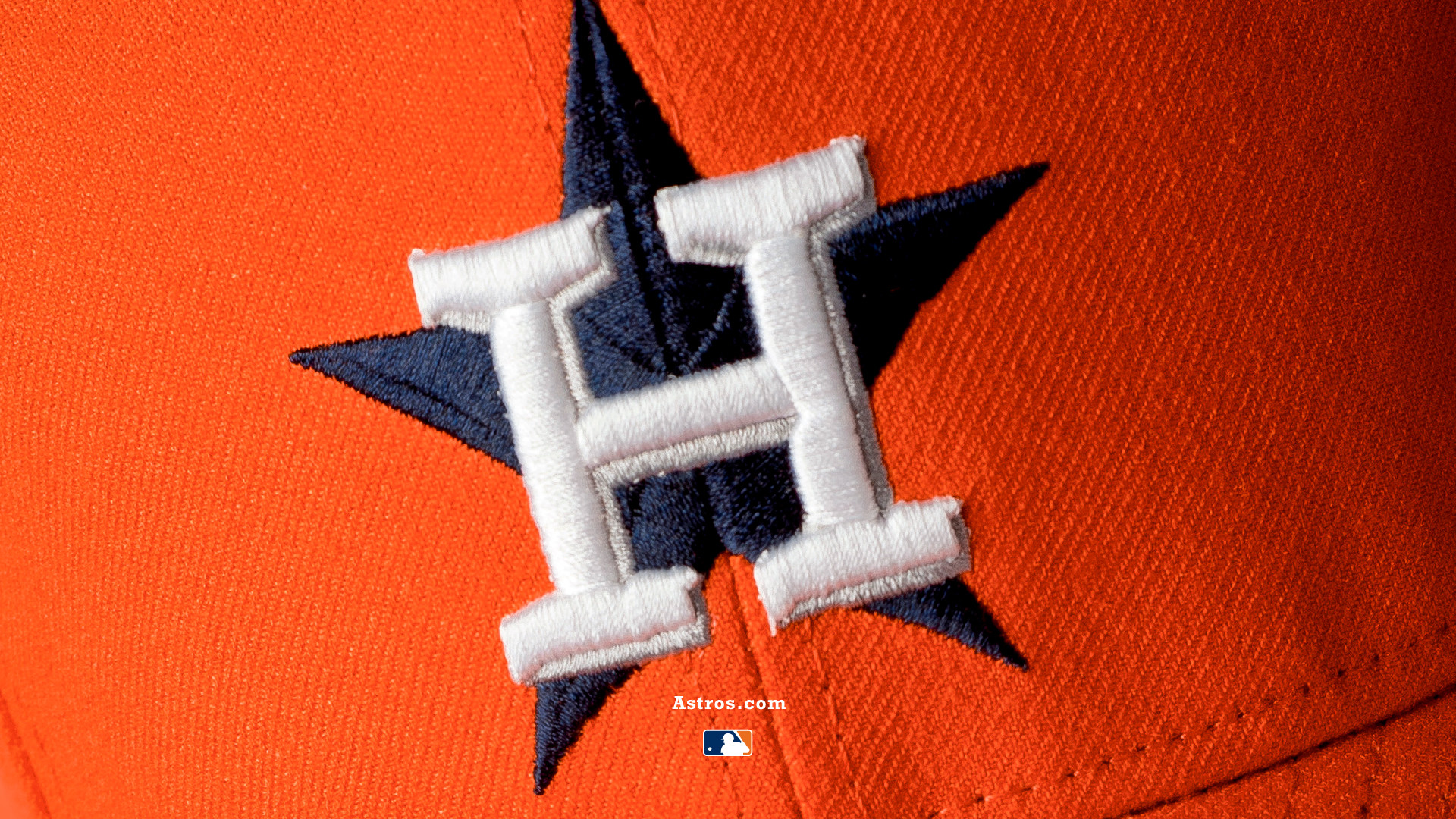 Orange Astros Baseball Wallpaper