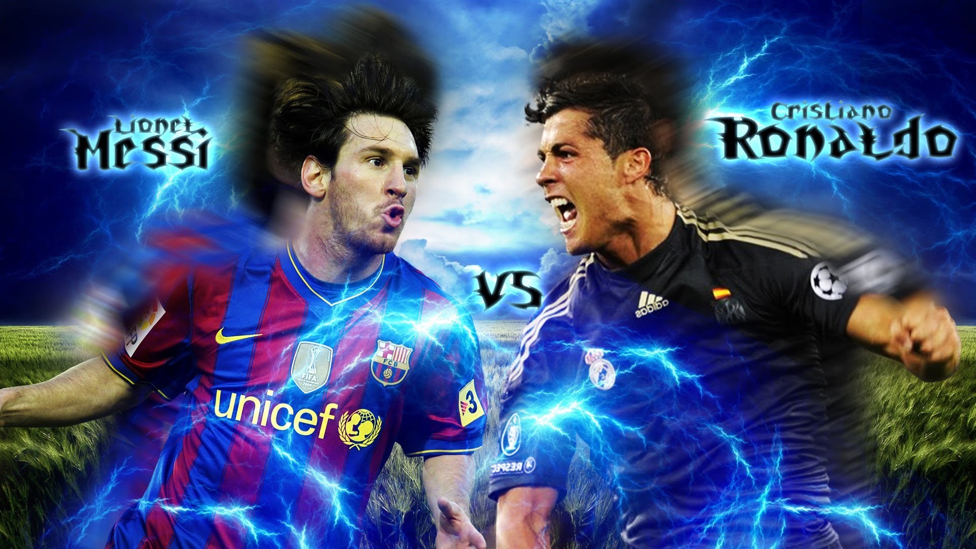 Cristiano Ronaldo Vs Lionel Messi 2017 Wallpapers 8