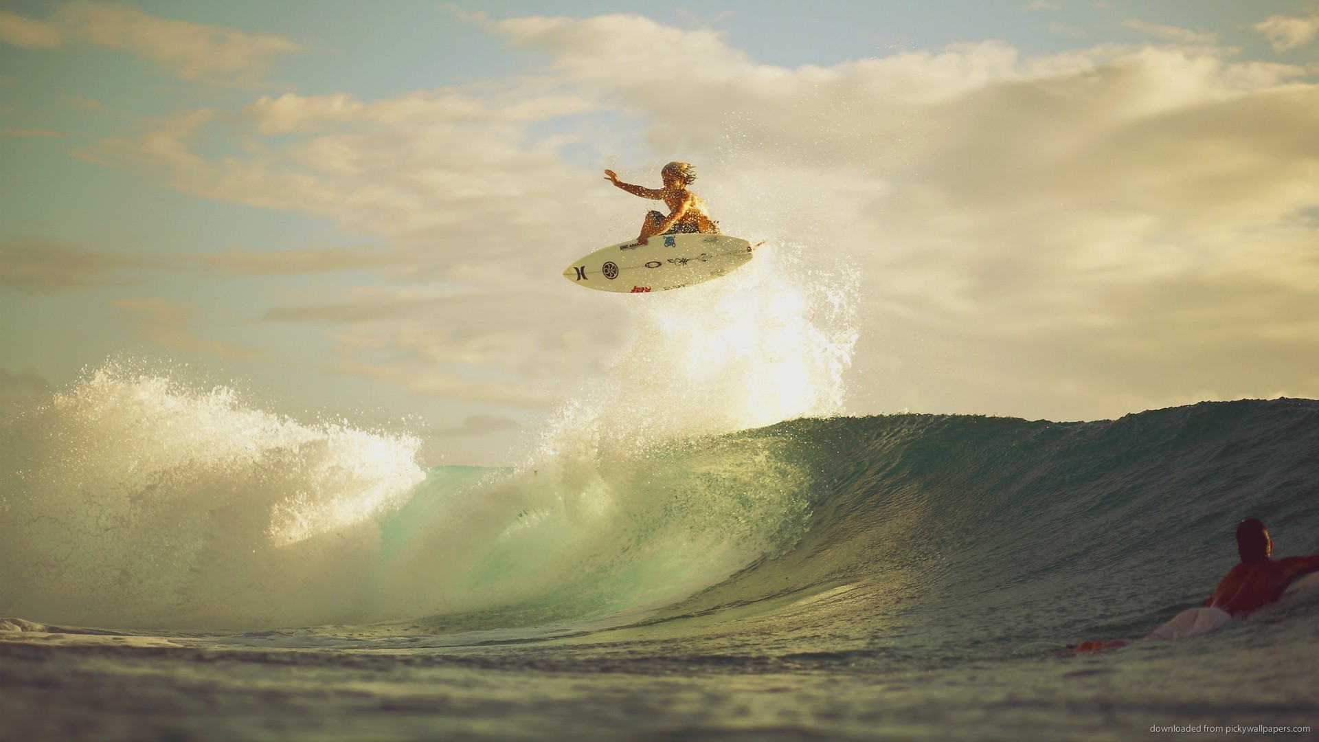 Surfing jump picture