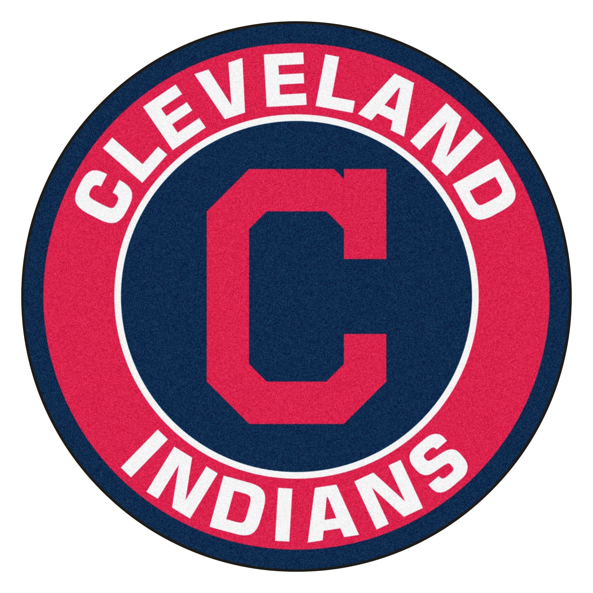 Fanmats MLB Cleveland Indians Red Nylon Roundel Mat 23 x 23 by Fanmats