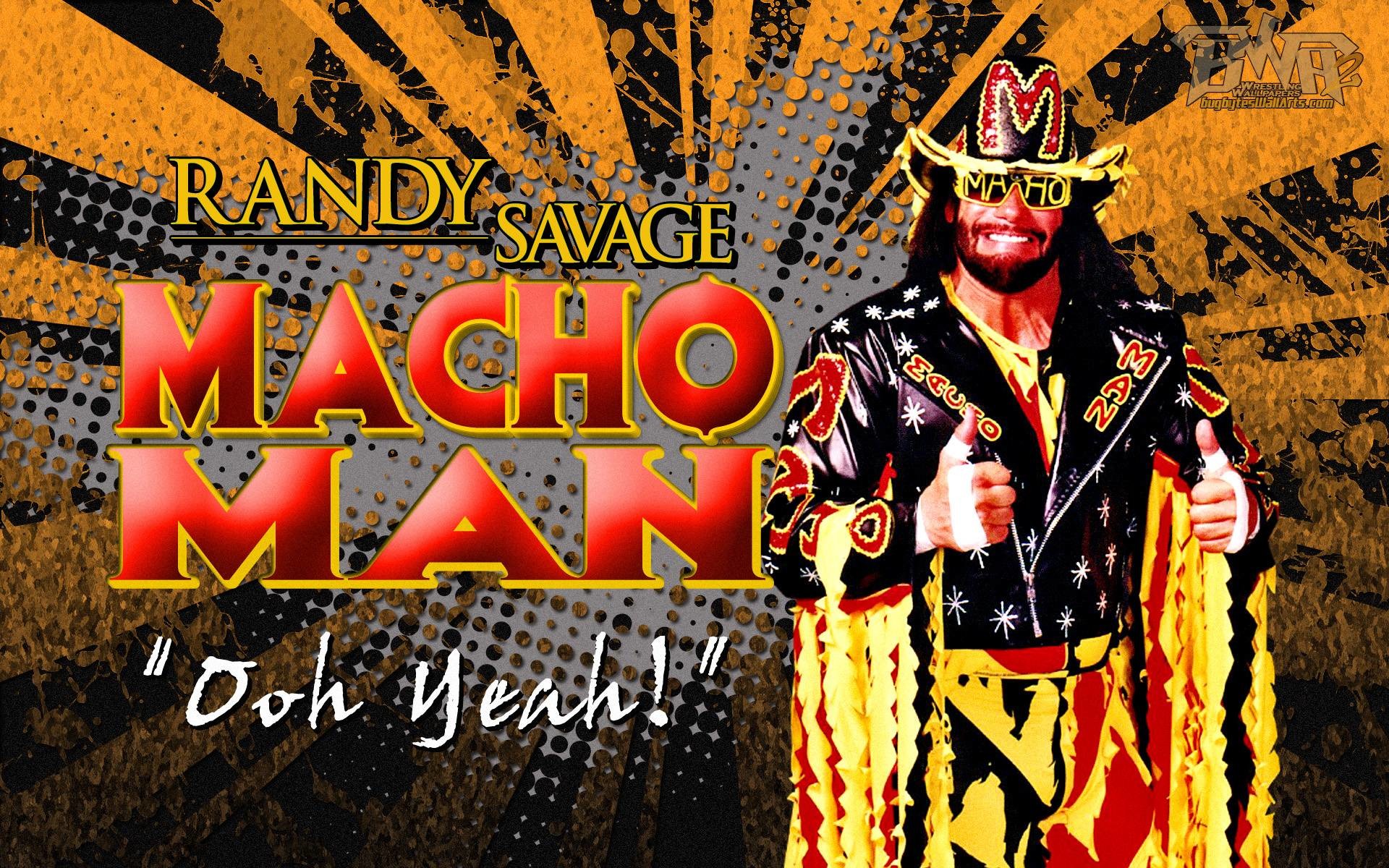 Wrestling Legend Macho Man Randy Savage Wallpaper