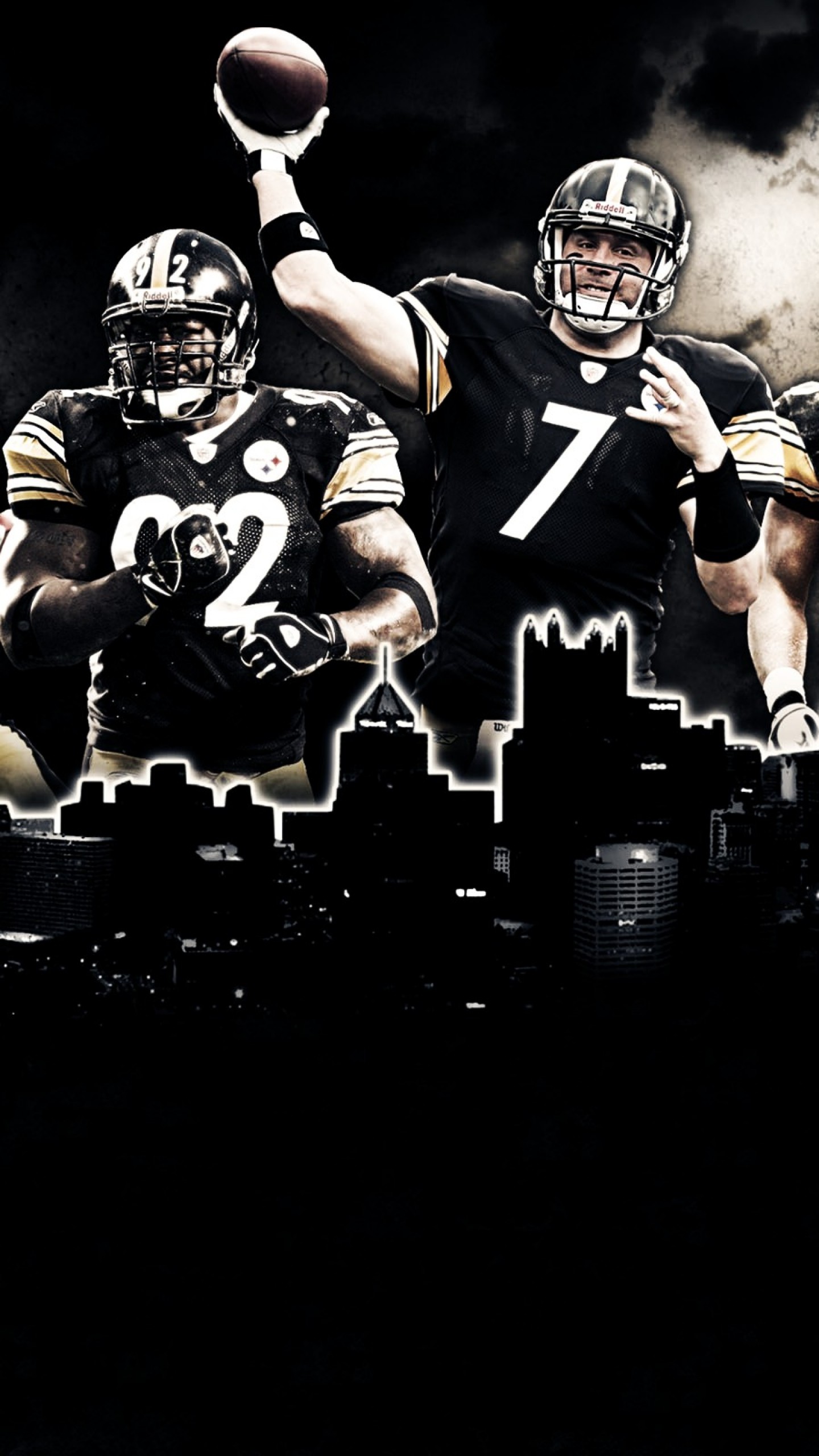 Preview wallpaper pittsburgh steelers, american football, nfl 1440×2560