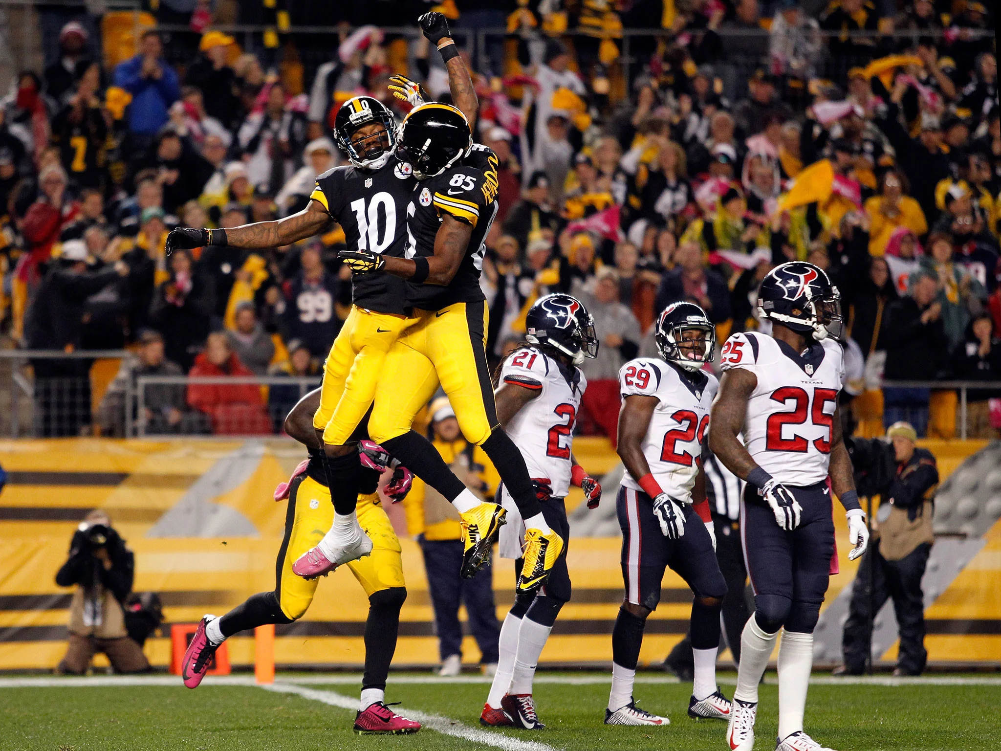 Pittsburgh Steelers vs Houston Texans: 24 points in three minutes help  Steelers to 30-23 victory | The Independent