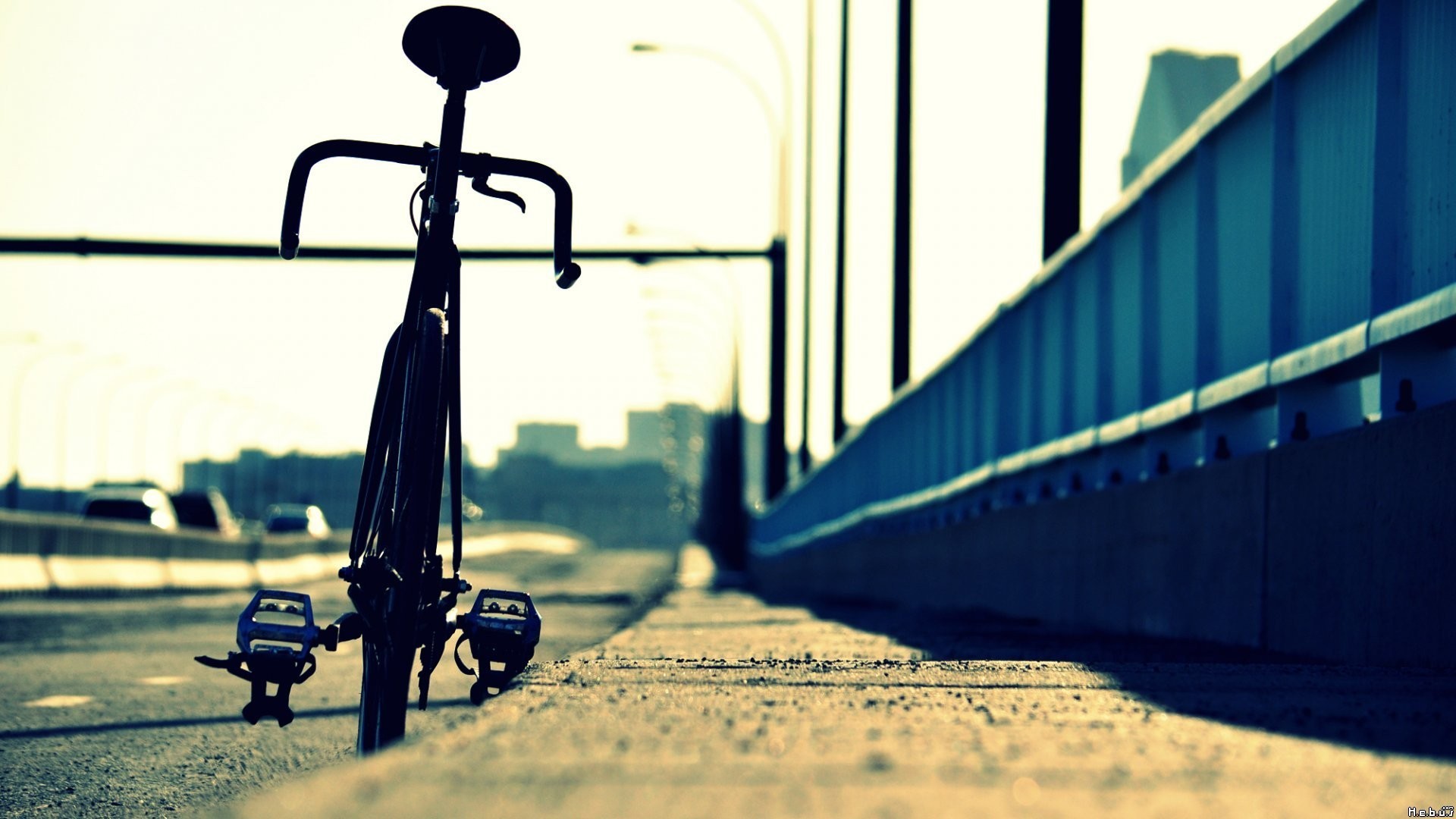 Bike on the bridge