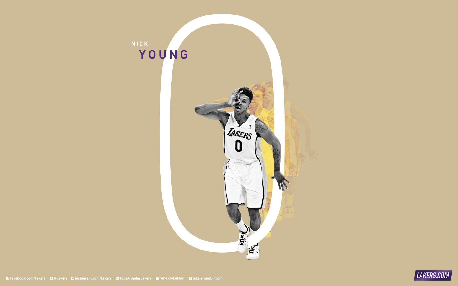 Nick Young 0 LA Lakers 2015 Wallpaper