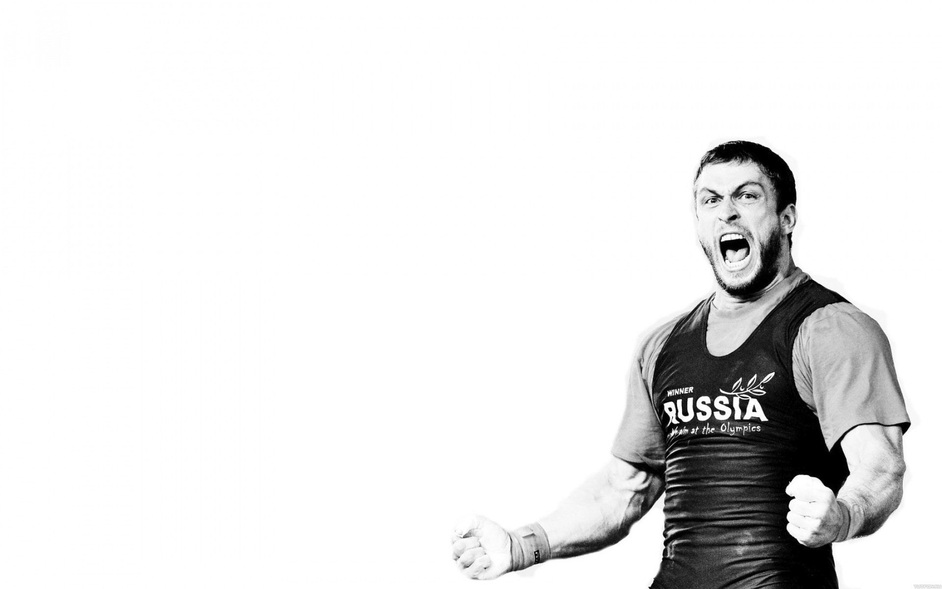 Wallpaper dmitry klokov, weightlifter, champion, bw