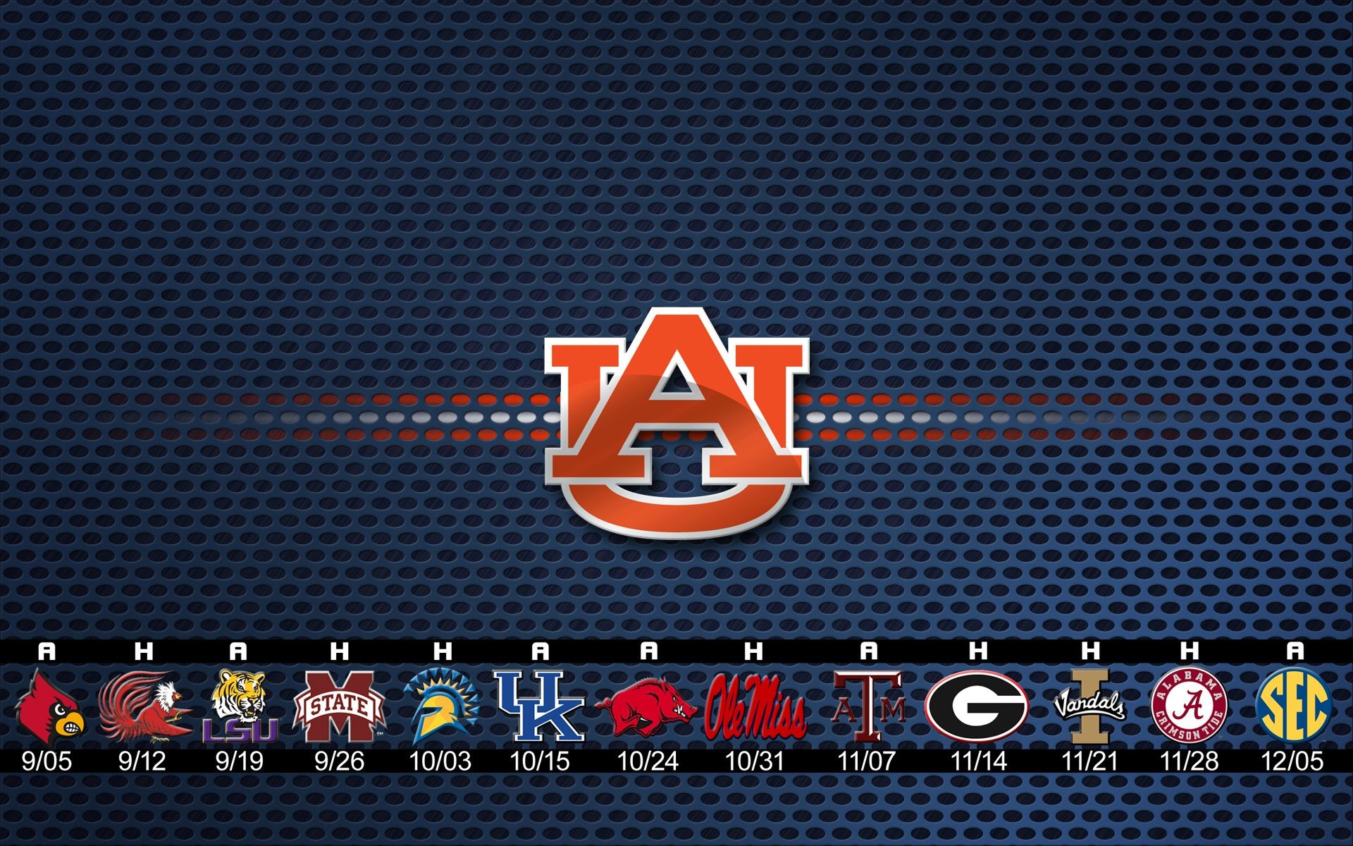 Auburn Tigers Football 2015 Schedule Wallpaper